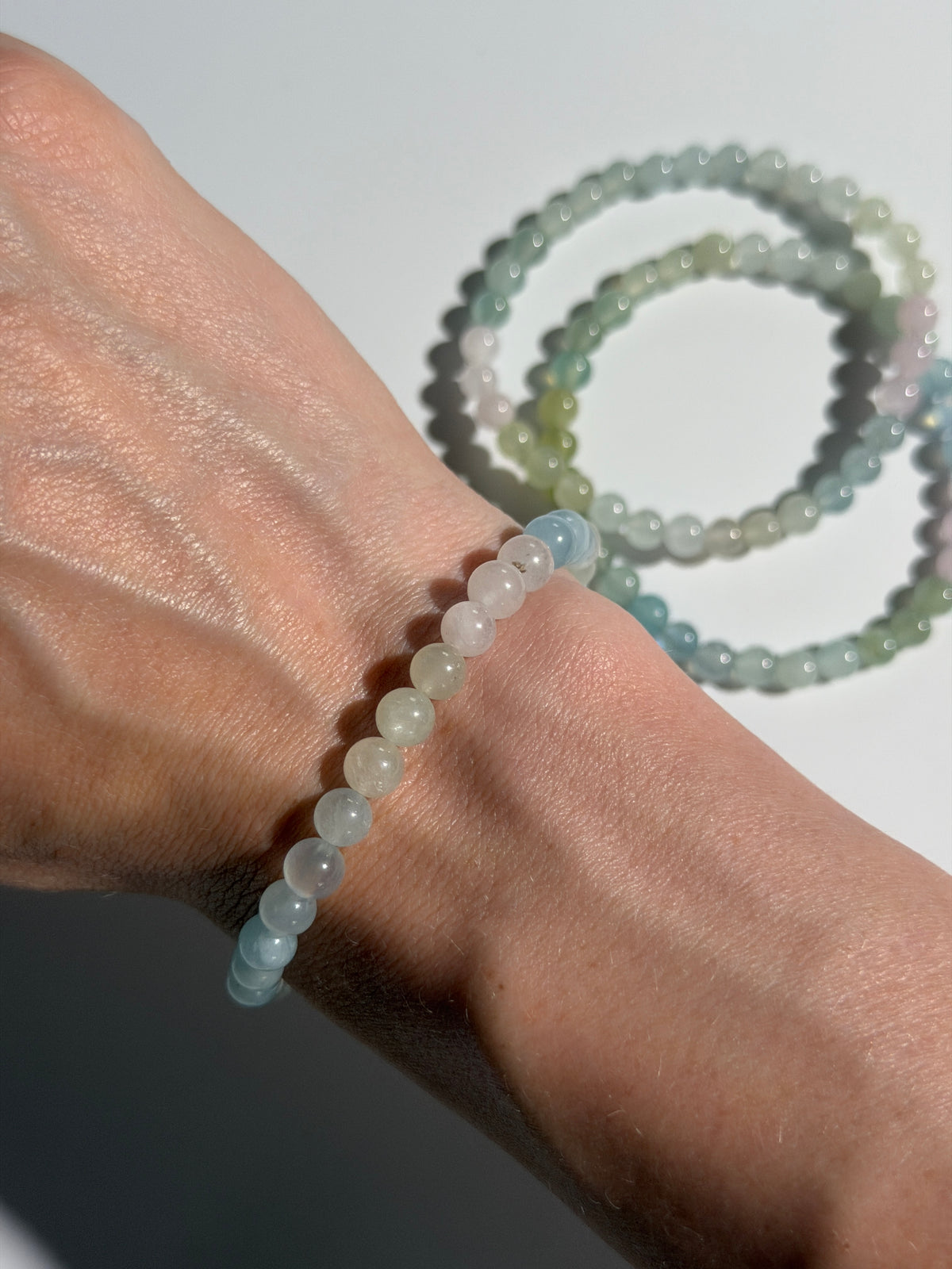 Morganit Armband