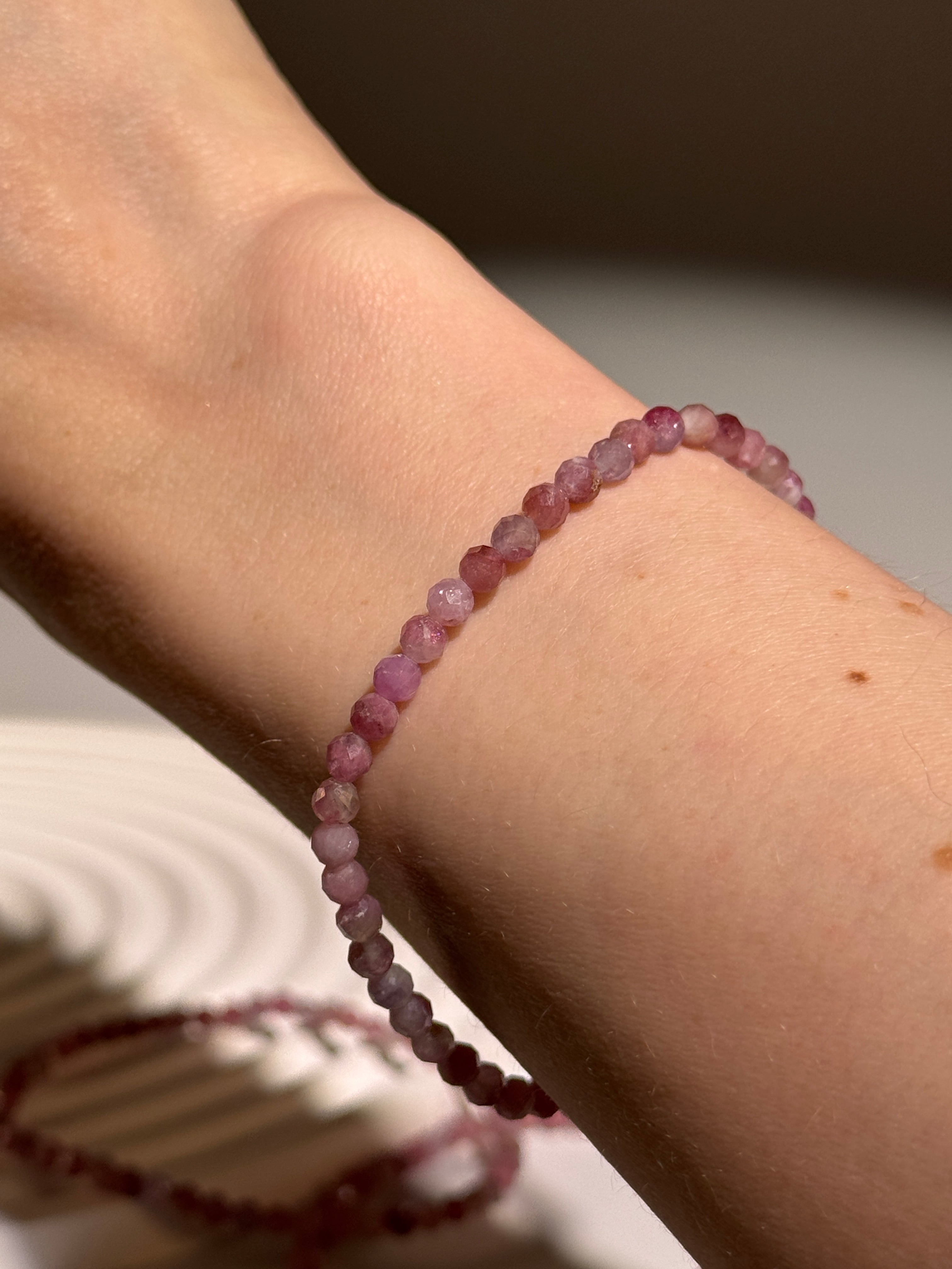 Pink Turmalin Armband facettiert