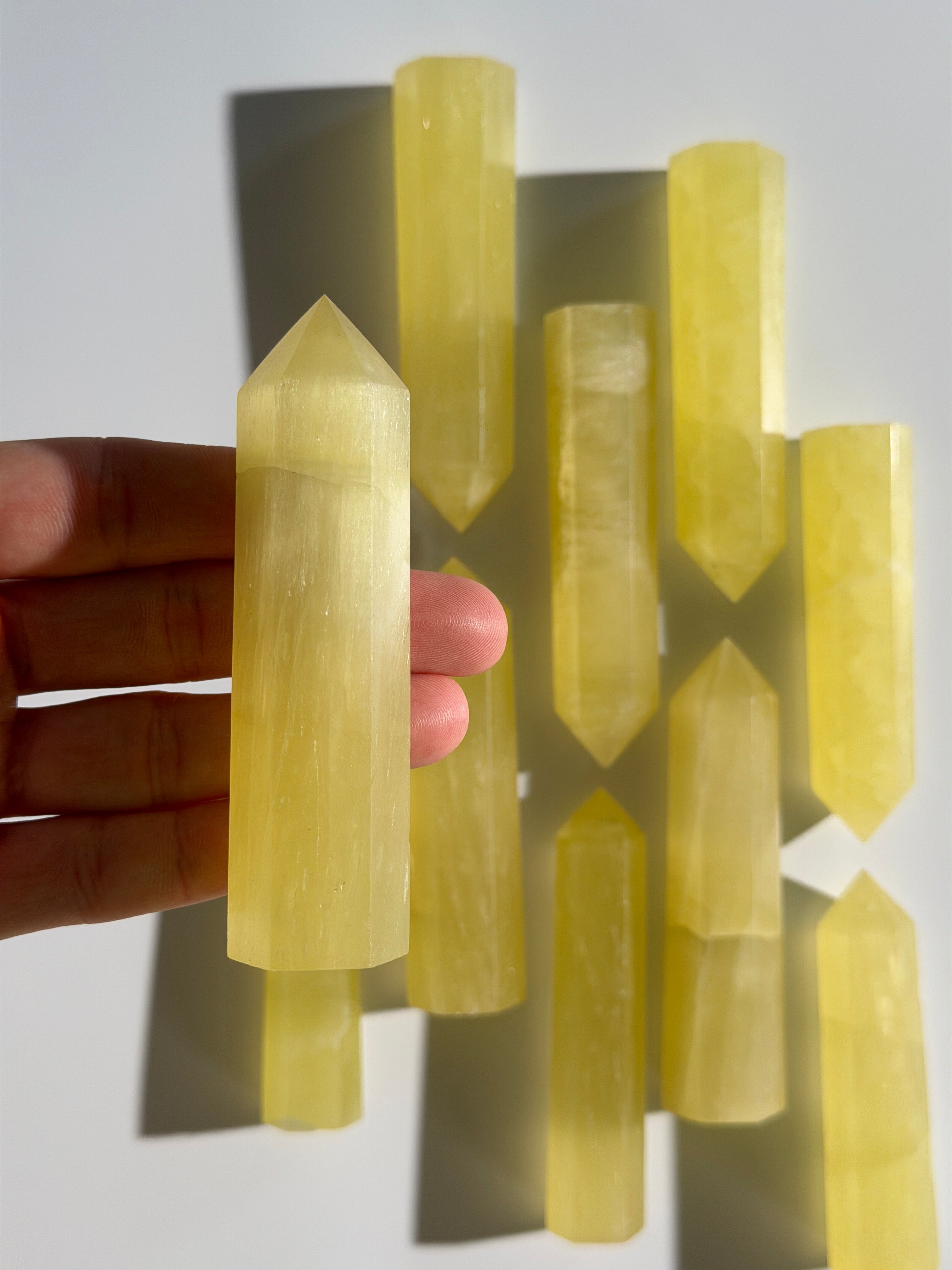 Lemon Calcit Turm 🍋