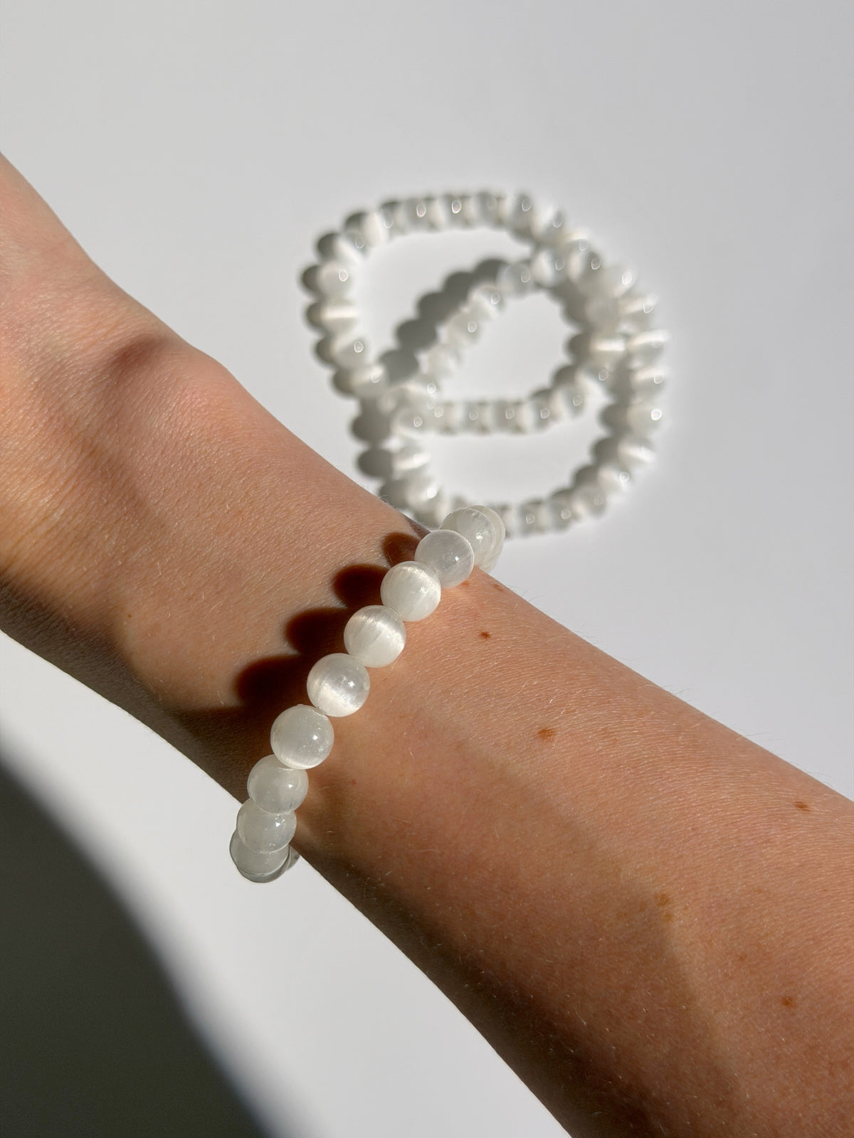 Selenit Armband