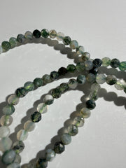Moosachat Armband Facettiert