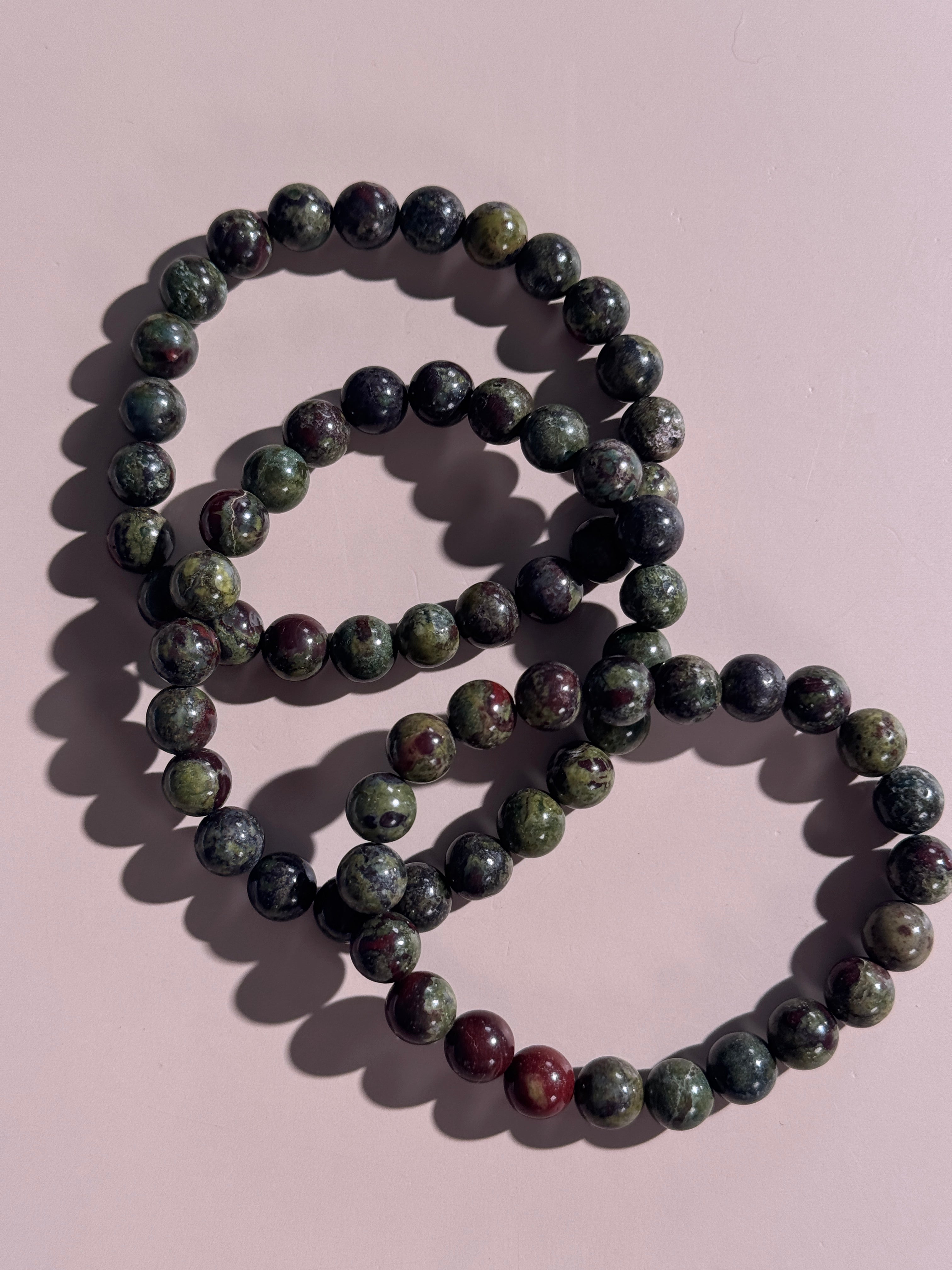 Dragonblood Jaspis Kugelarmband