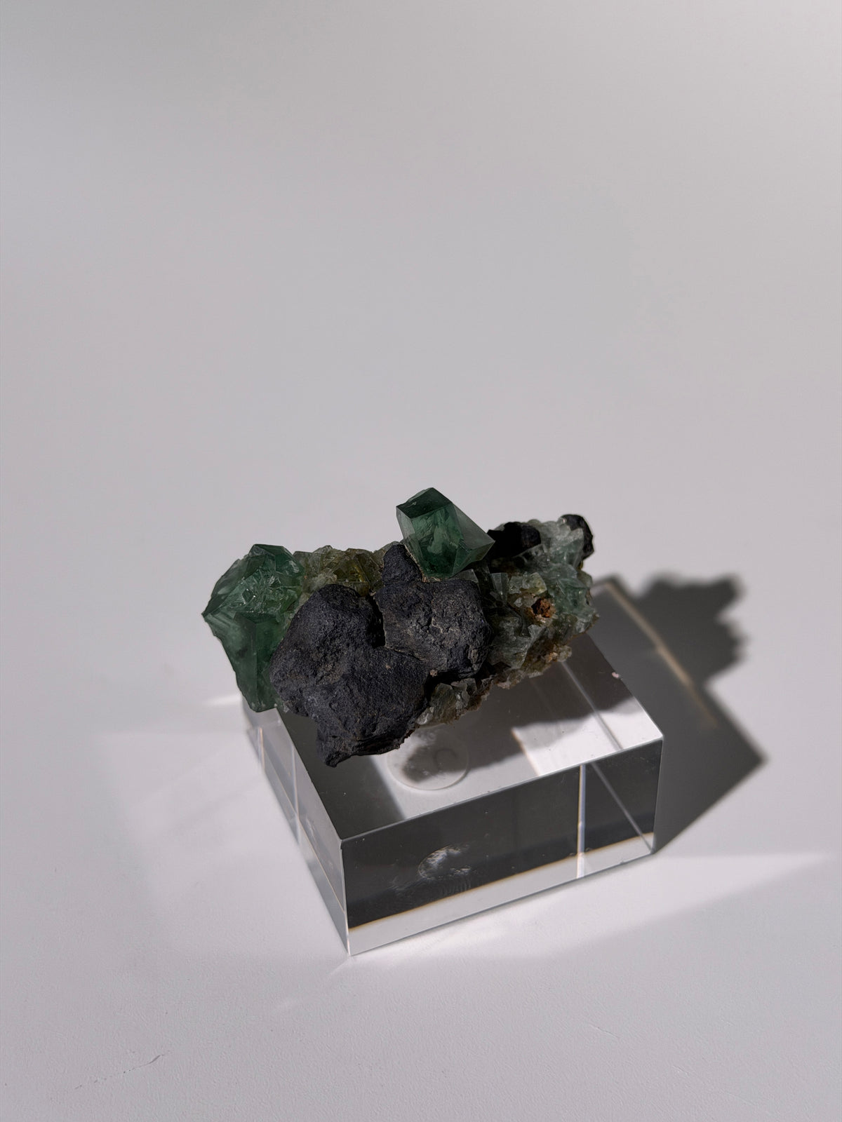 Farbwechsel Fluorit Cluster | Pyjama Pocket