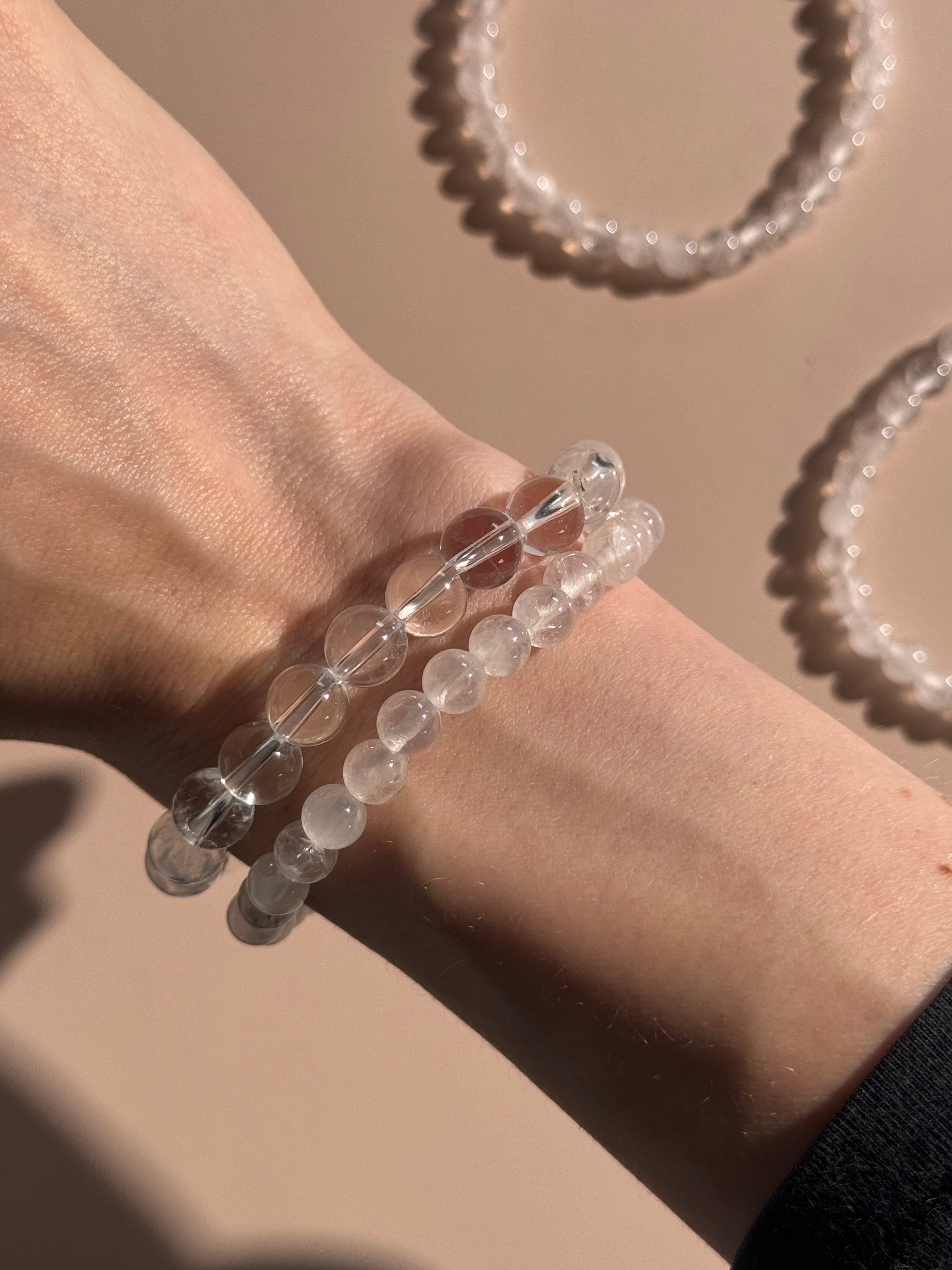 Bergkristall Kugelarmband