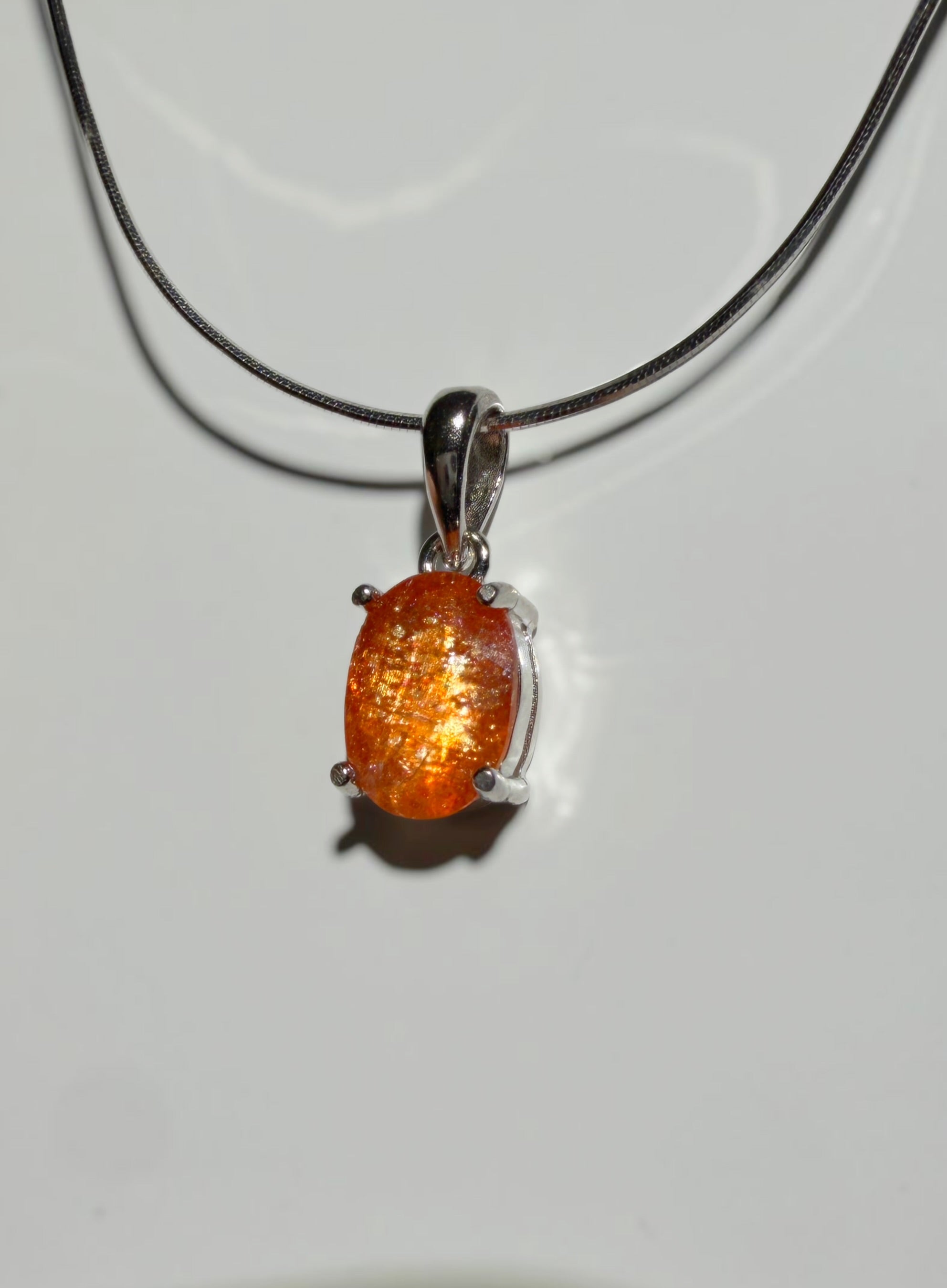 Sonnenstein Anhänger | 925 Sterling Silber