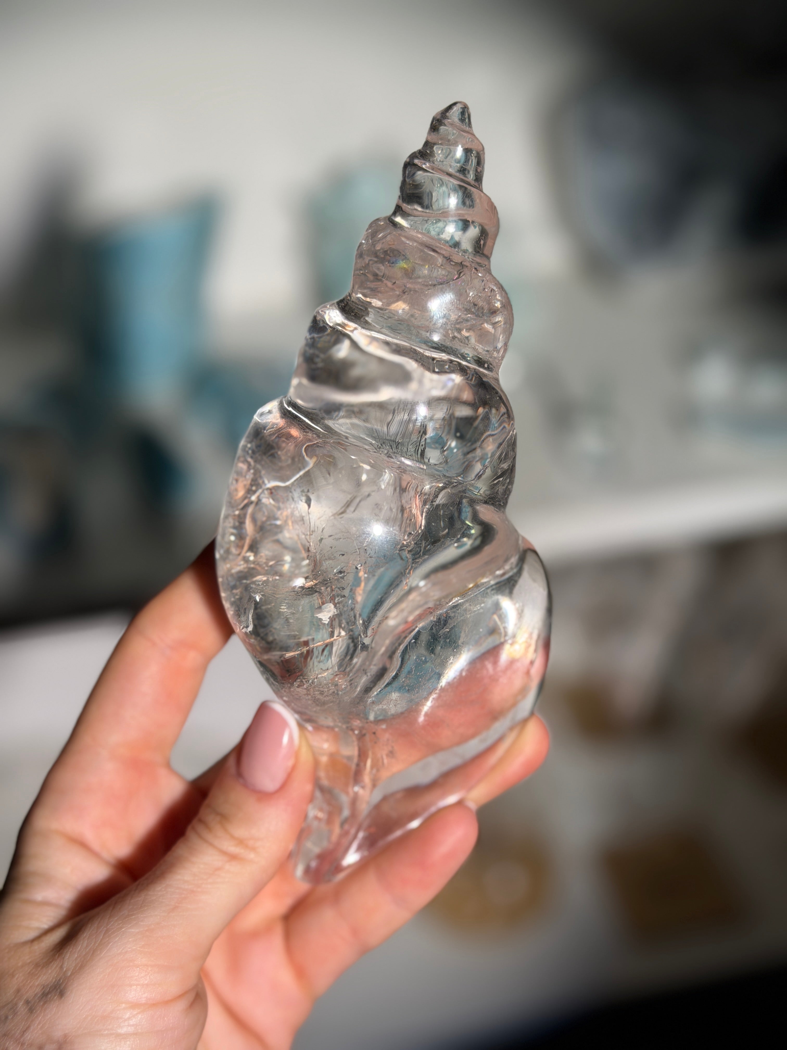 Bergkristall Muschel | High Quality 🐚