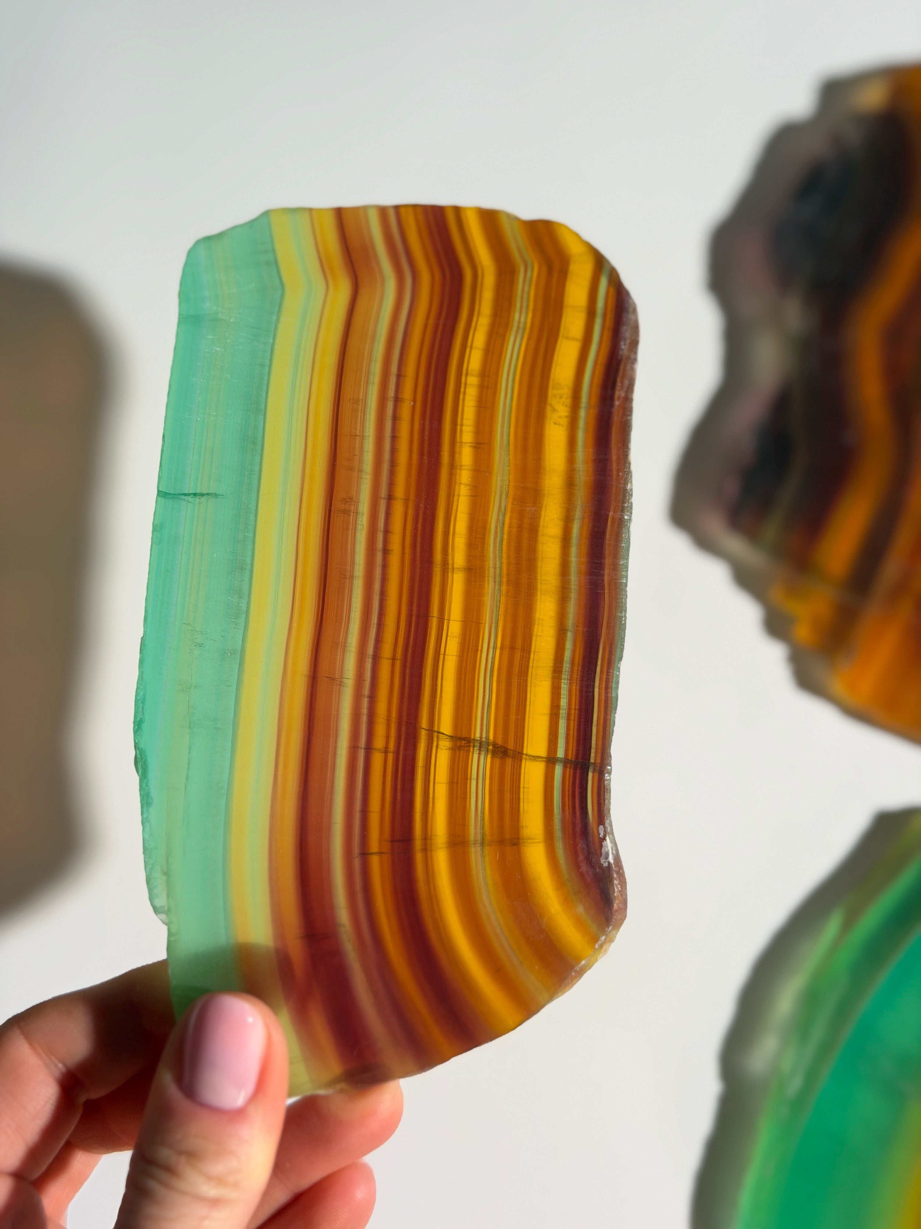 Mango Fluorit Slab 🥭 | High Quality