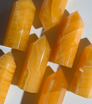 Orangen Calcit Turm | High Quality 🍊