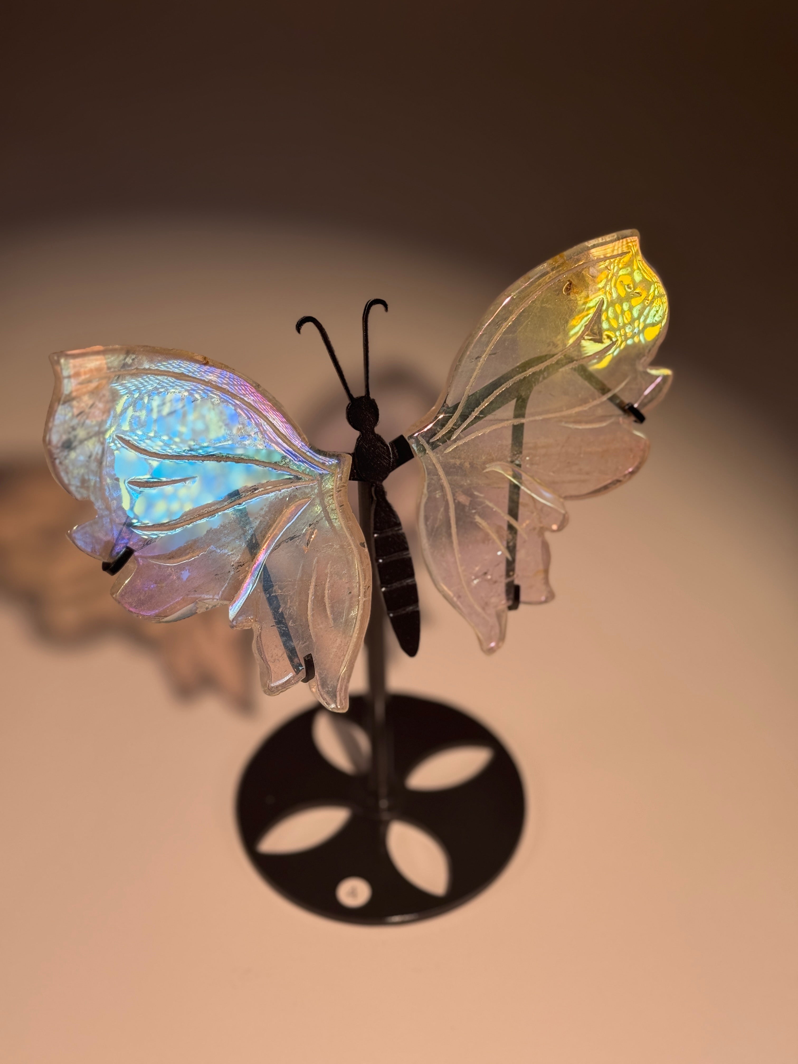 Angel Aura Bergkristall Schmetterling | SALE