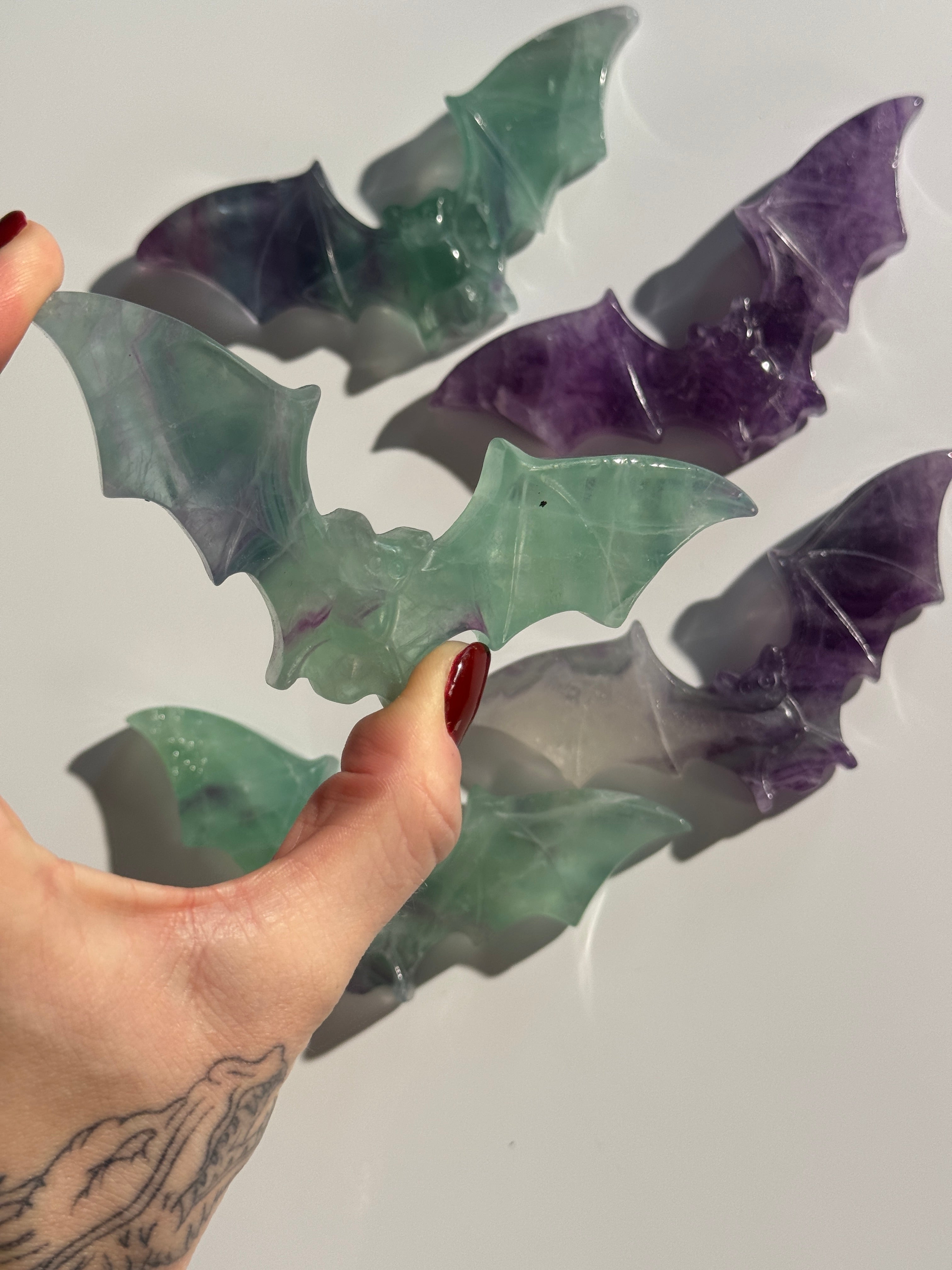Fluorit Fledermaus
