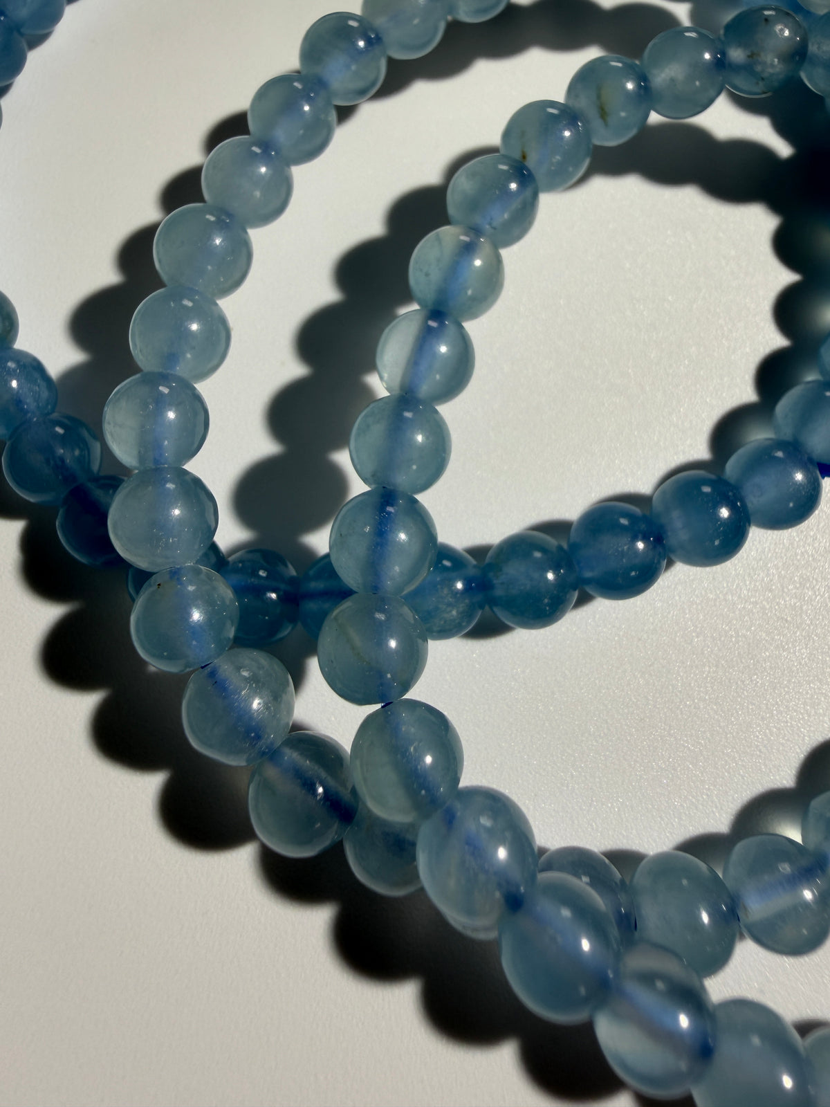 Blauer Onyx Armband