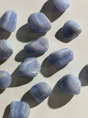 Blue Lace Achat Trommelstein