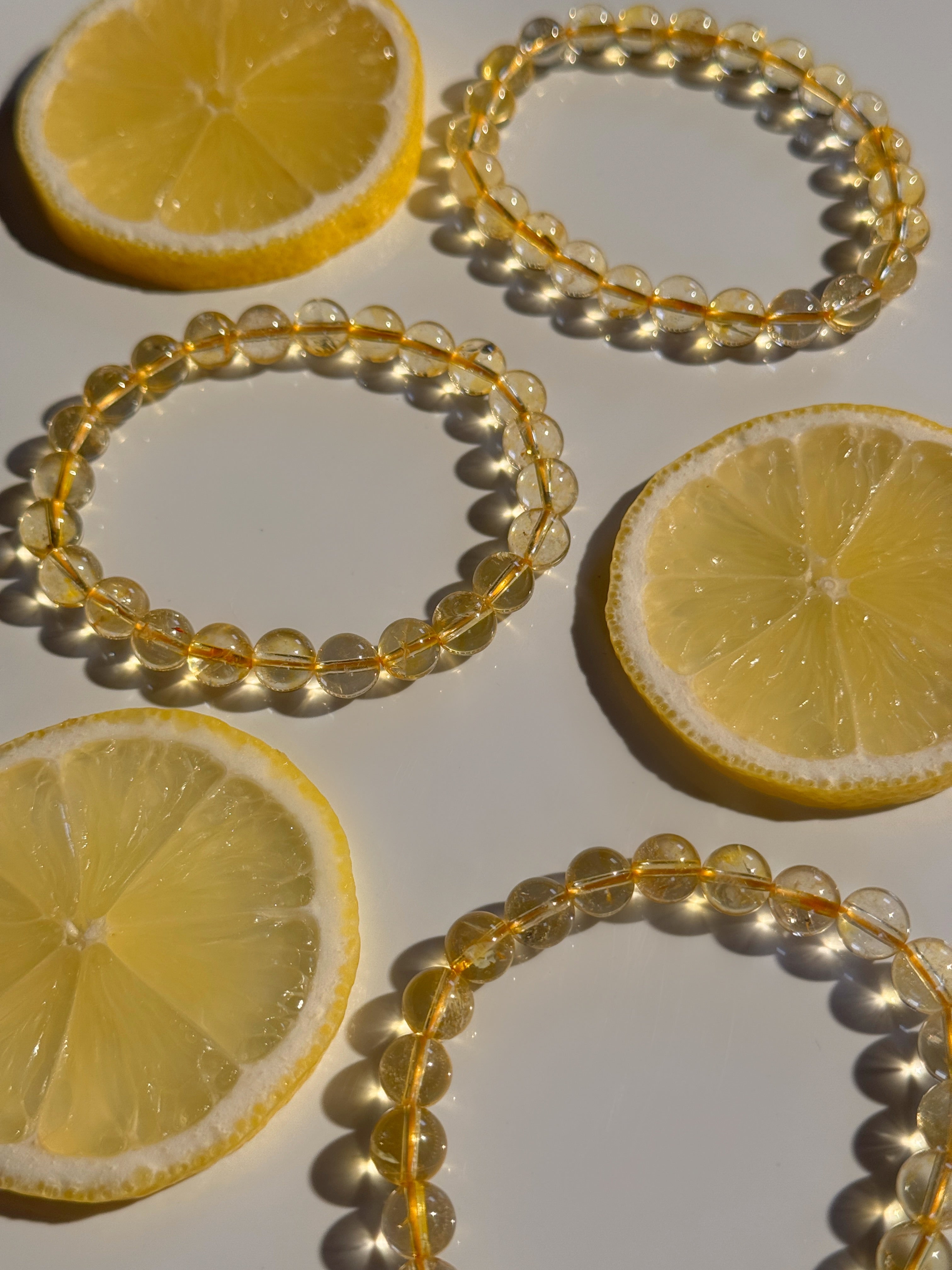 Citrin Kugelarmband