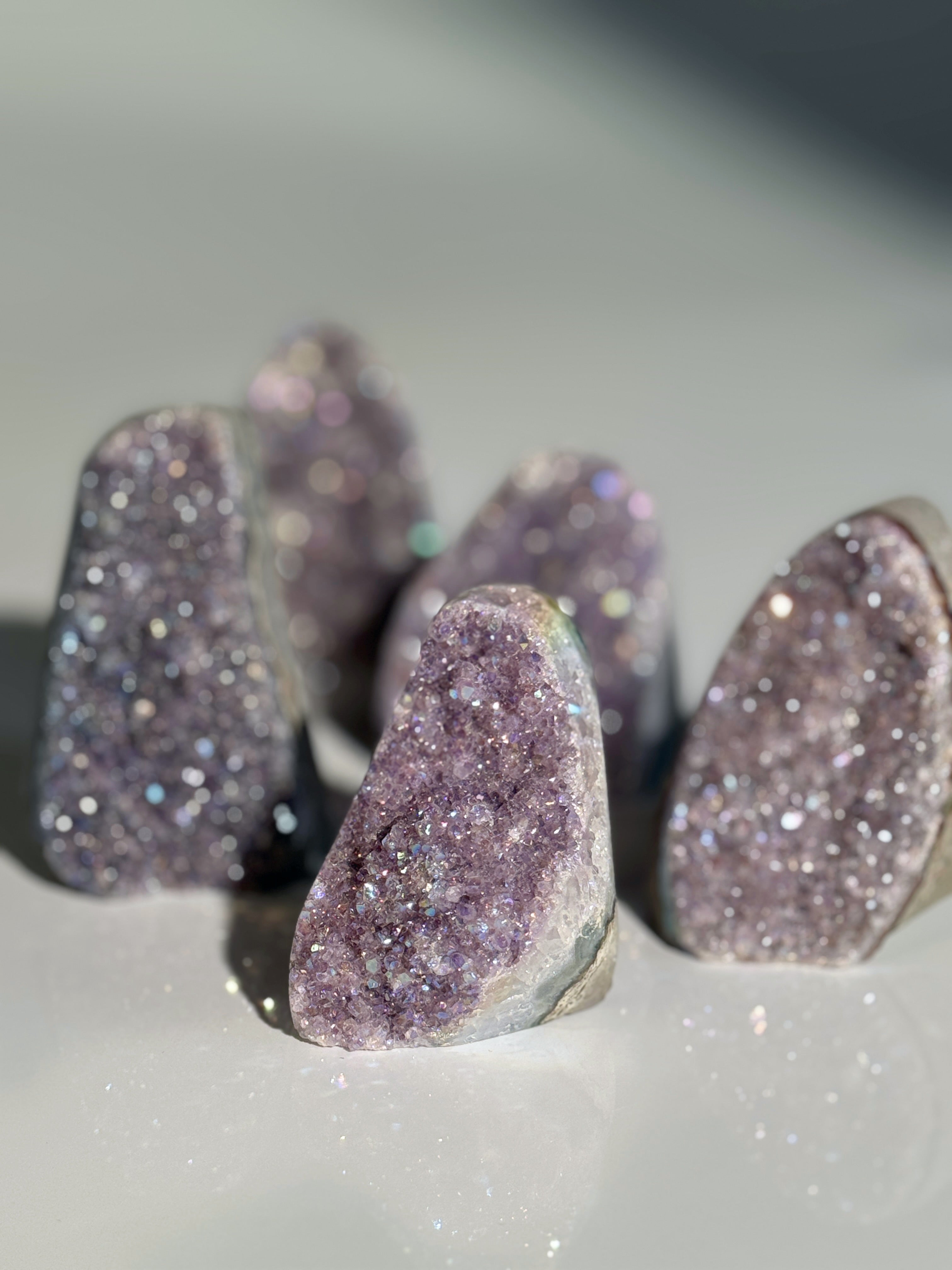 Angel Aura Amethyst Druse