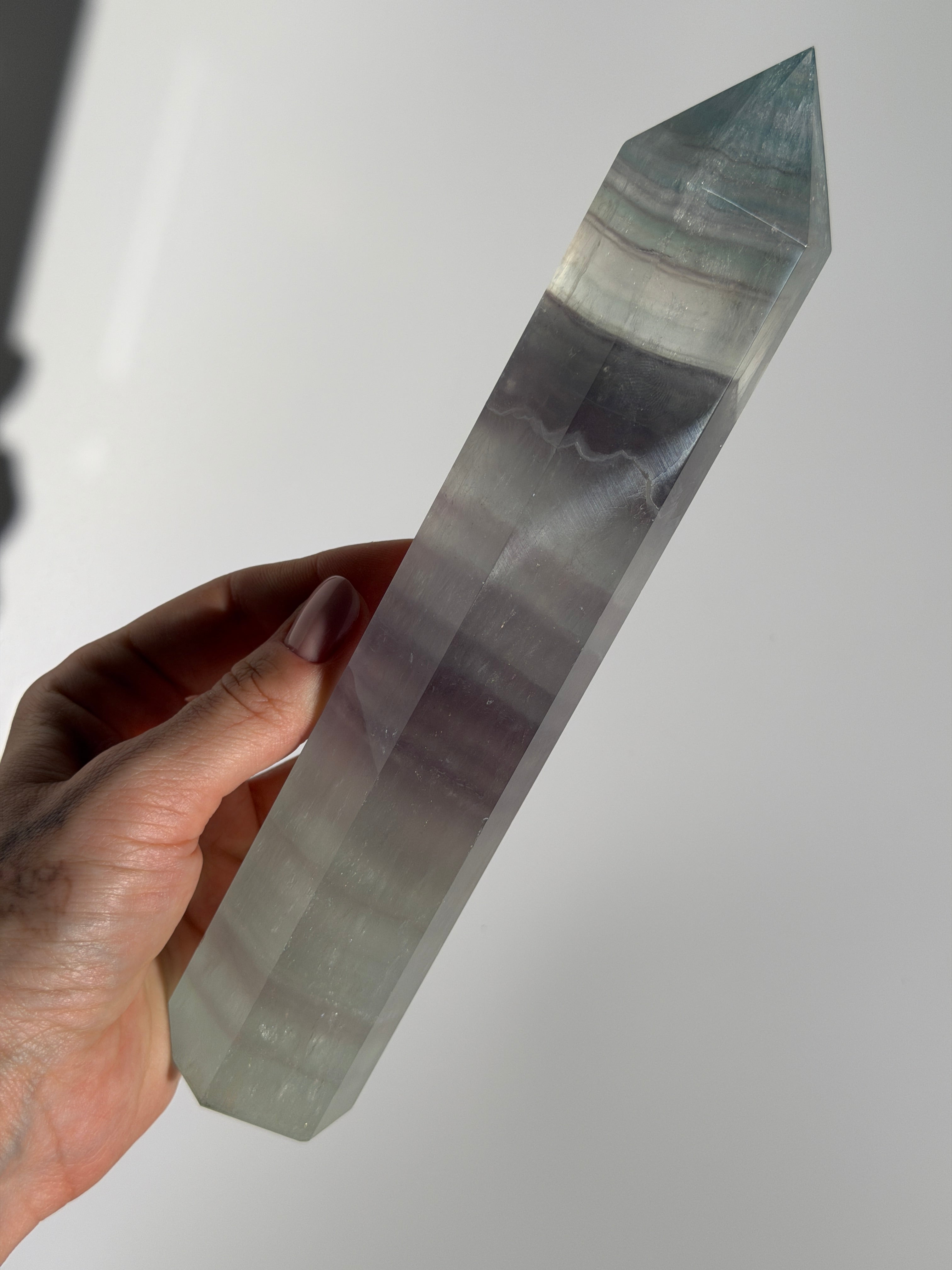 Lavendel Fluorit Turm | XL