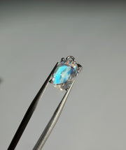 Madagaskar Mondstein Anhänger | Oval | 8