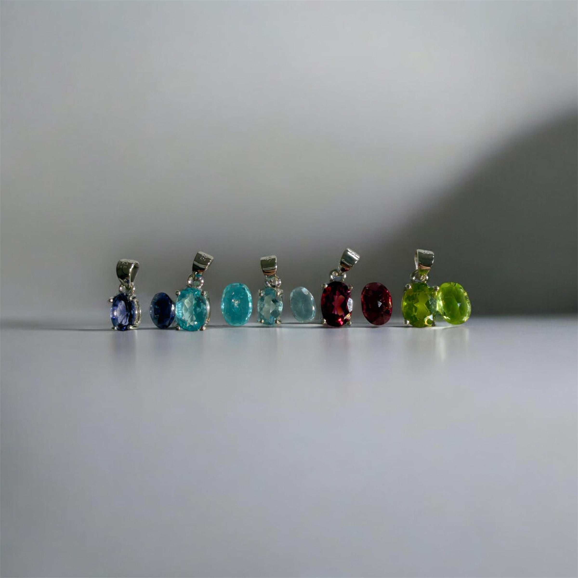 Apatit Anhänger | 925 Sterling Silber