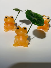 Orangen Calcit Frosch 🐸