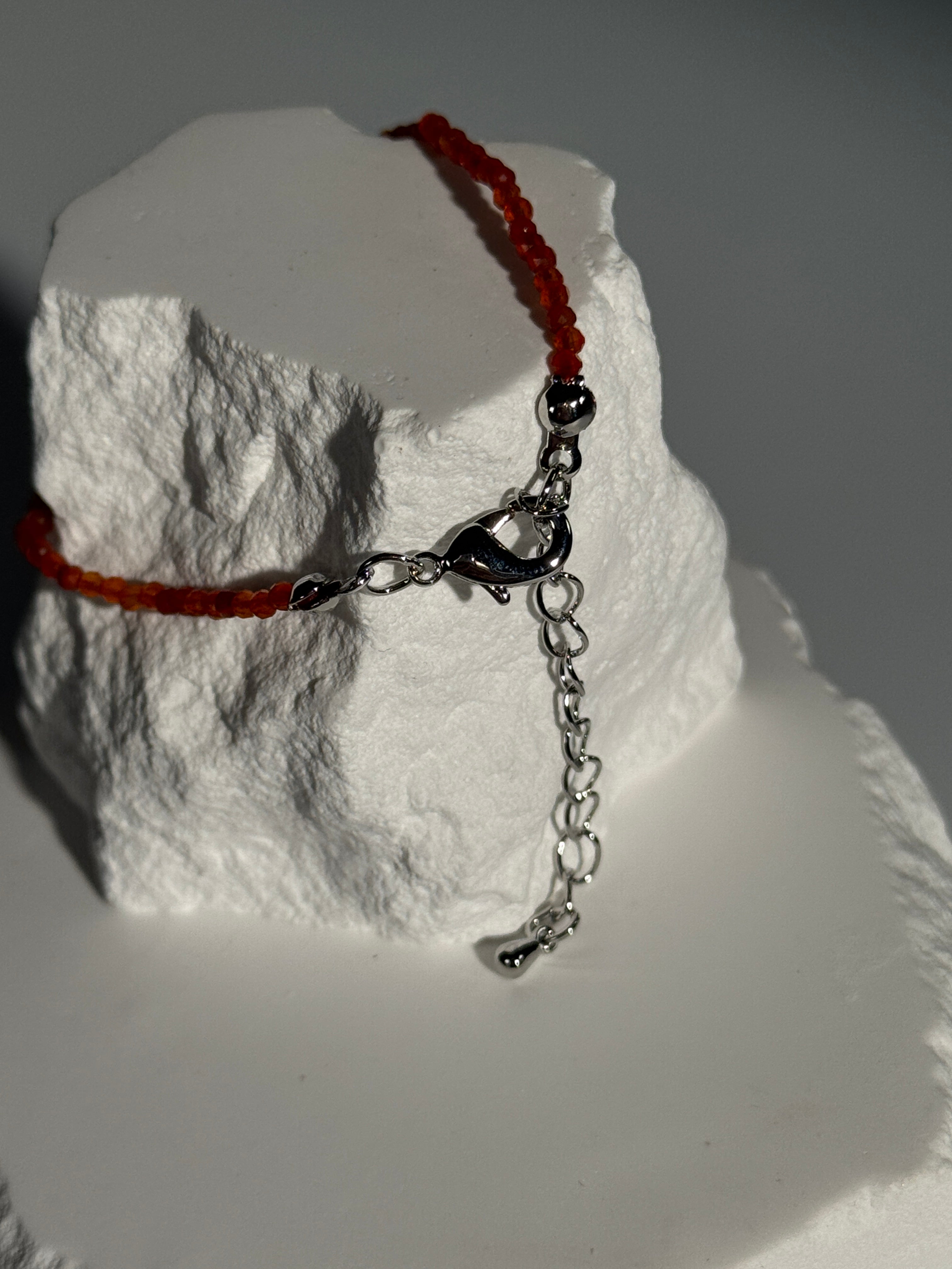 Karneol Armband mit Verlängerung