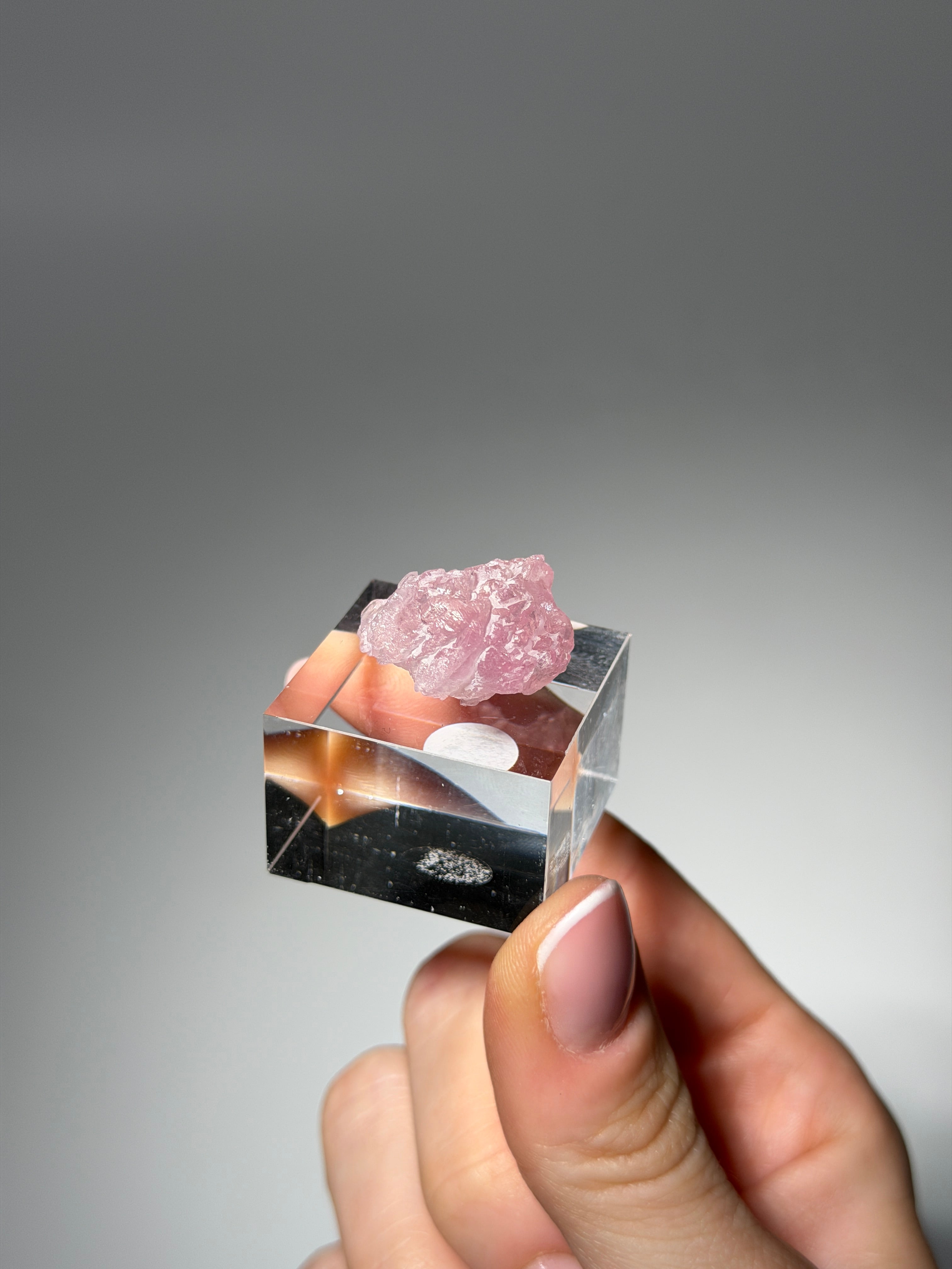 Kristallisierter Rosenquarz Specimen | Rare