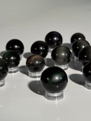 Regenbogen Obsidian Kugel