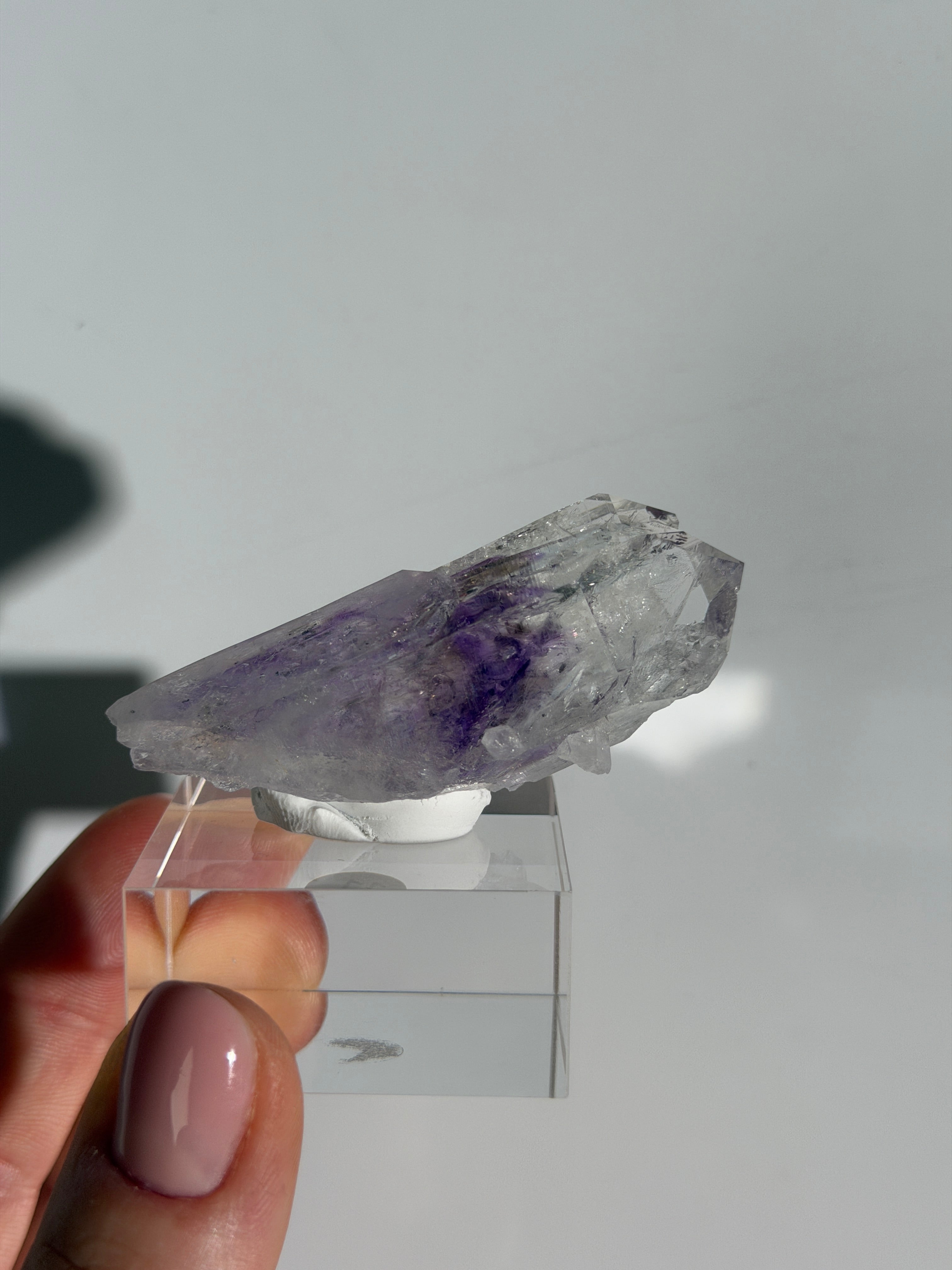 Streep Mine Amethyst | Vitrinenstück Nr.11 / 1 Enhydro