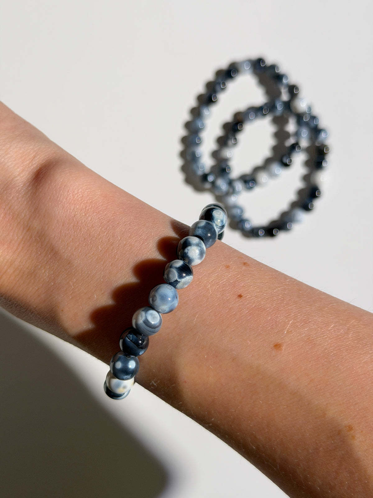 Orca Achat Armband