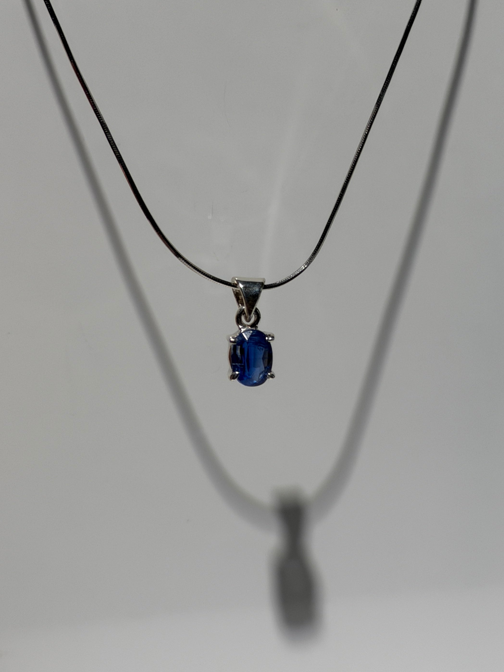 Kyanit Anhänger | 925 Sterling Silber