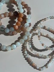 Mondstein Bunt Kugelarmband