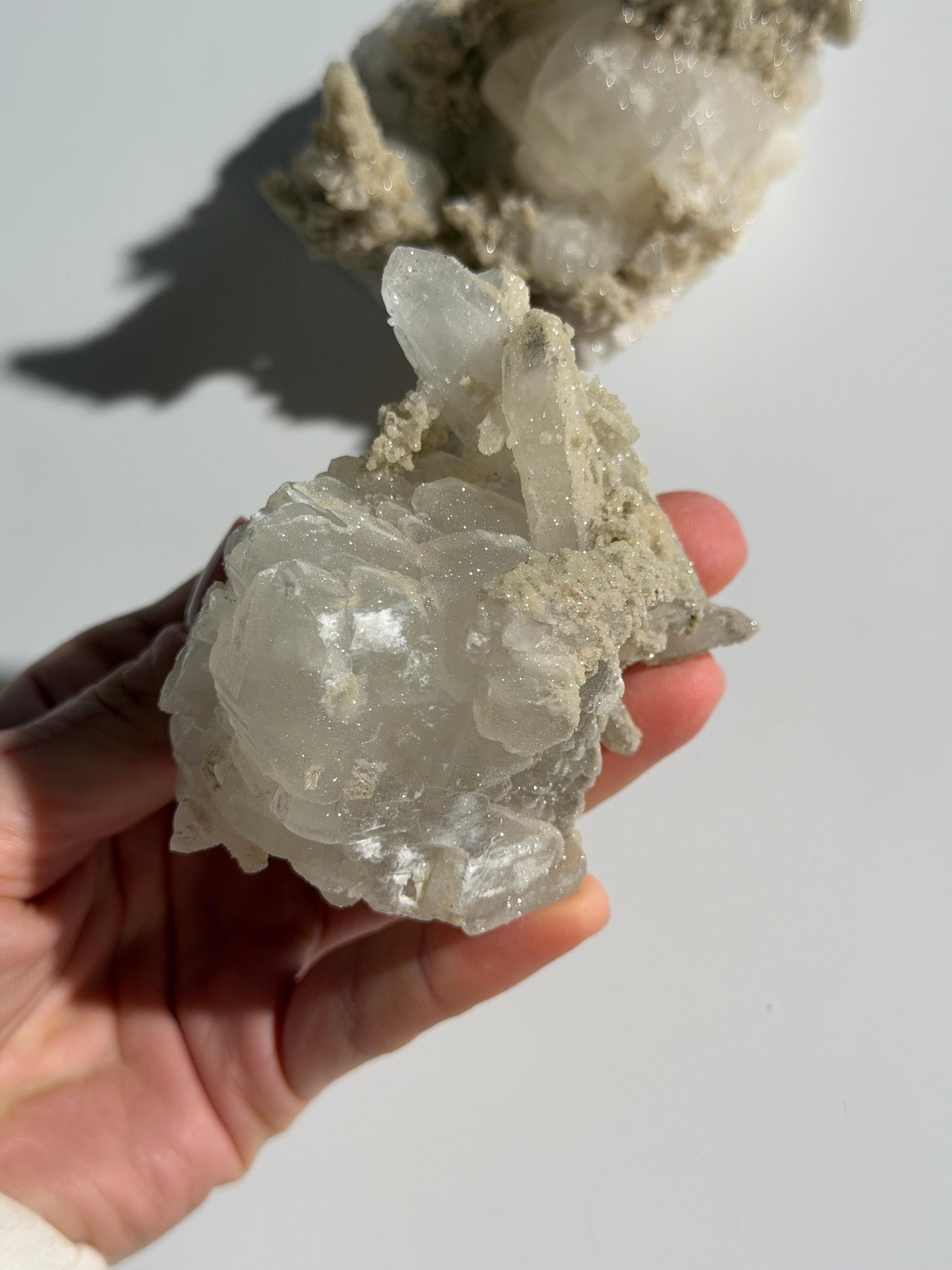 Glitzernder Sugar Calcit | High Quality