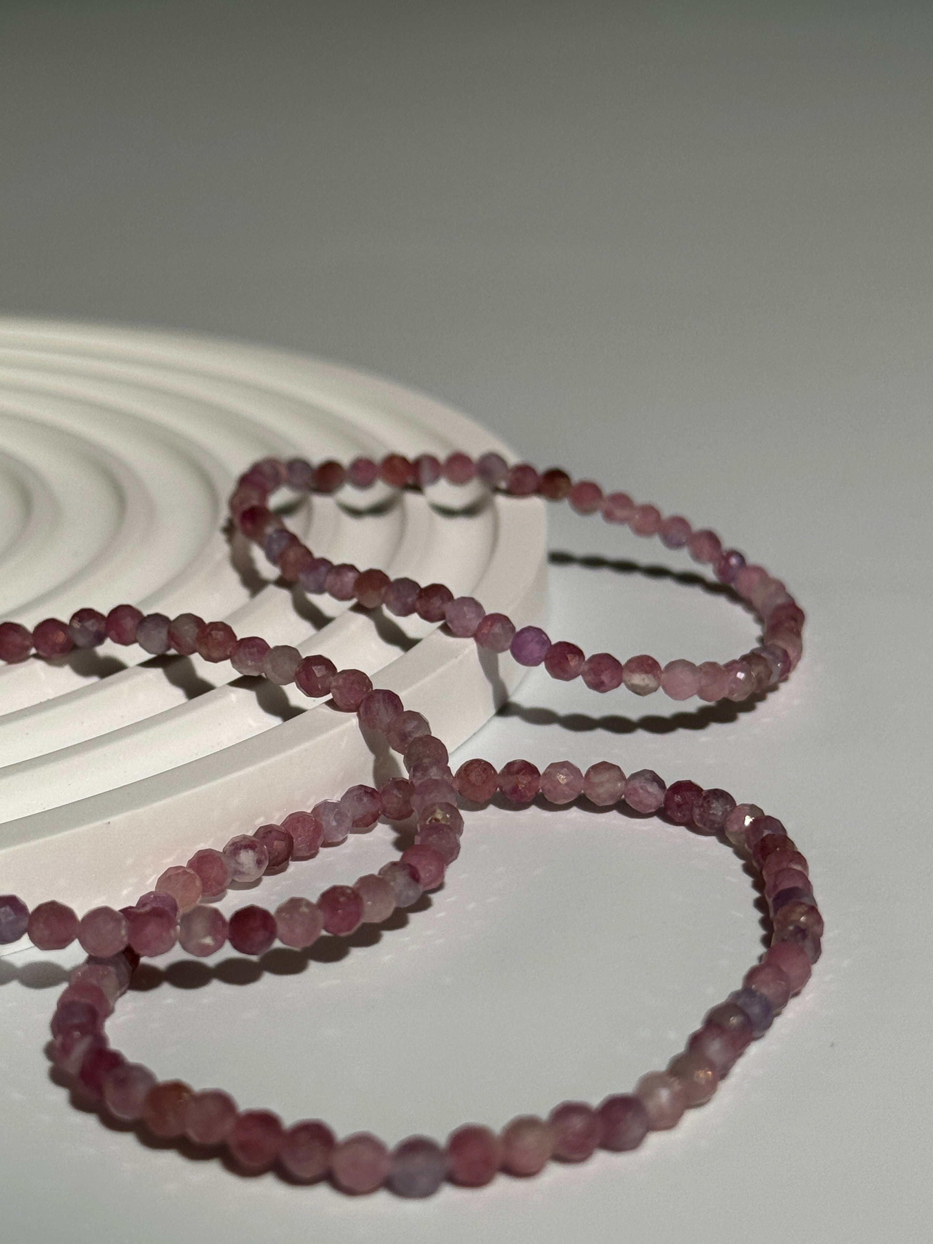 Pink Turmalin Armband facettiert
