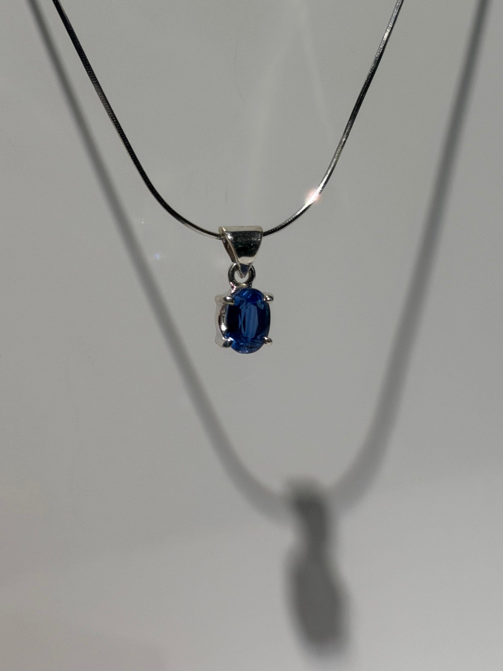 Kyanit Anhänger | 925 Sterling Silber