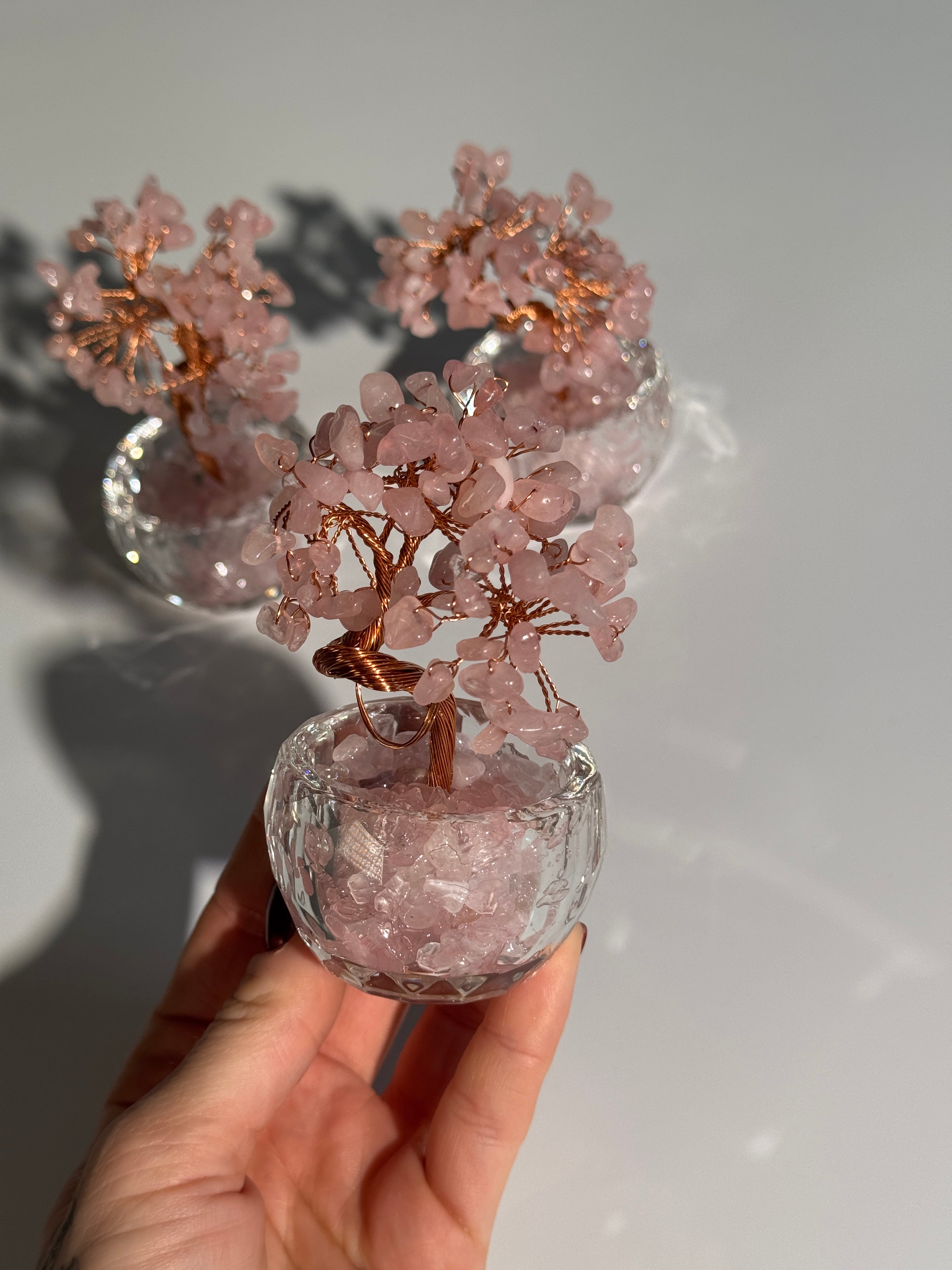Rosenquarz Baum