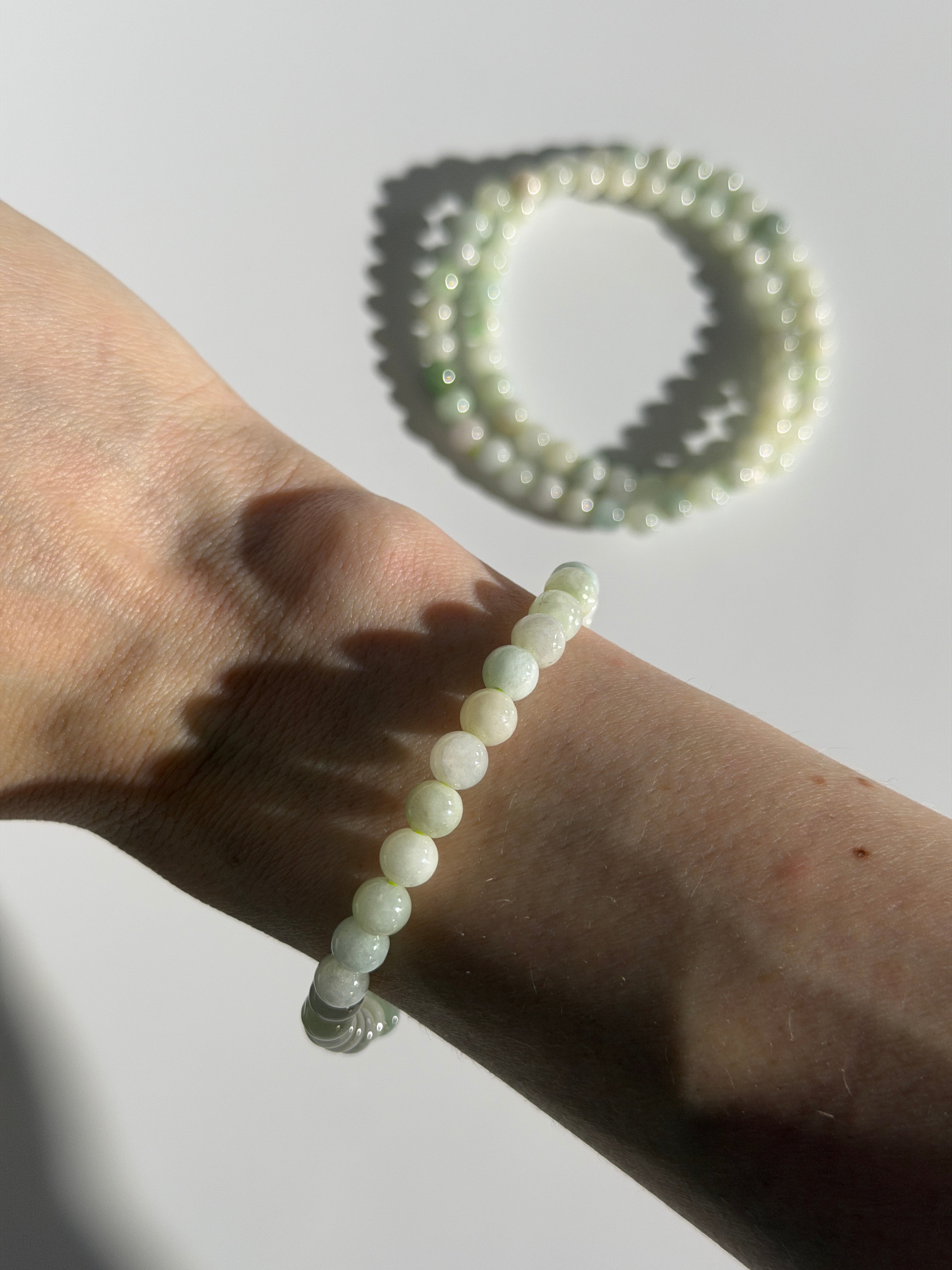 Jade Kugelarmband Medium