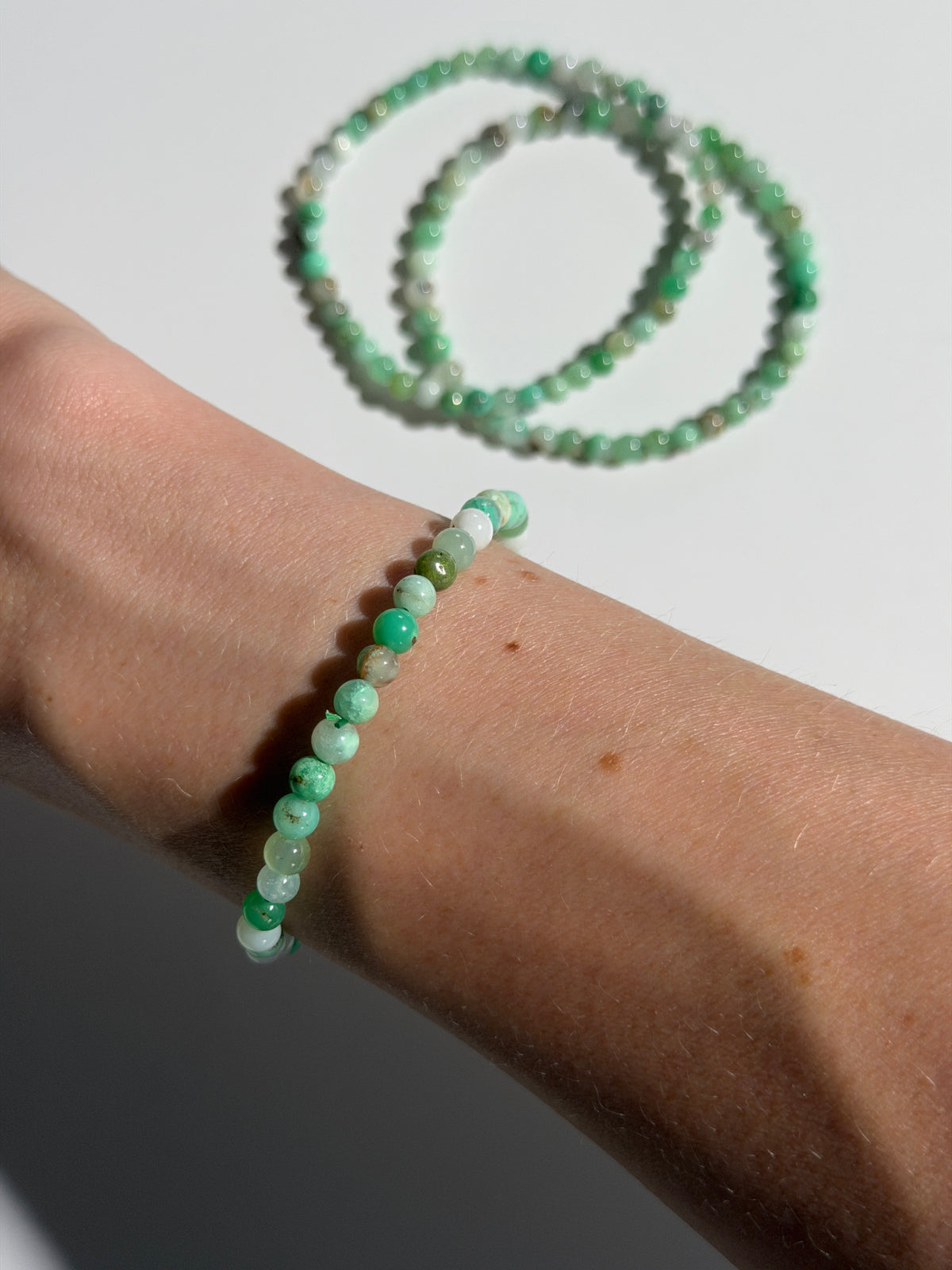 Chrysopras Armband