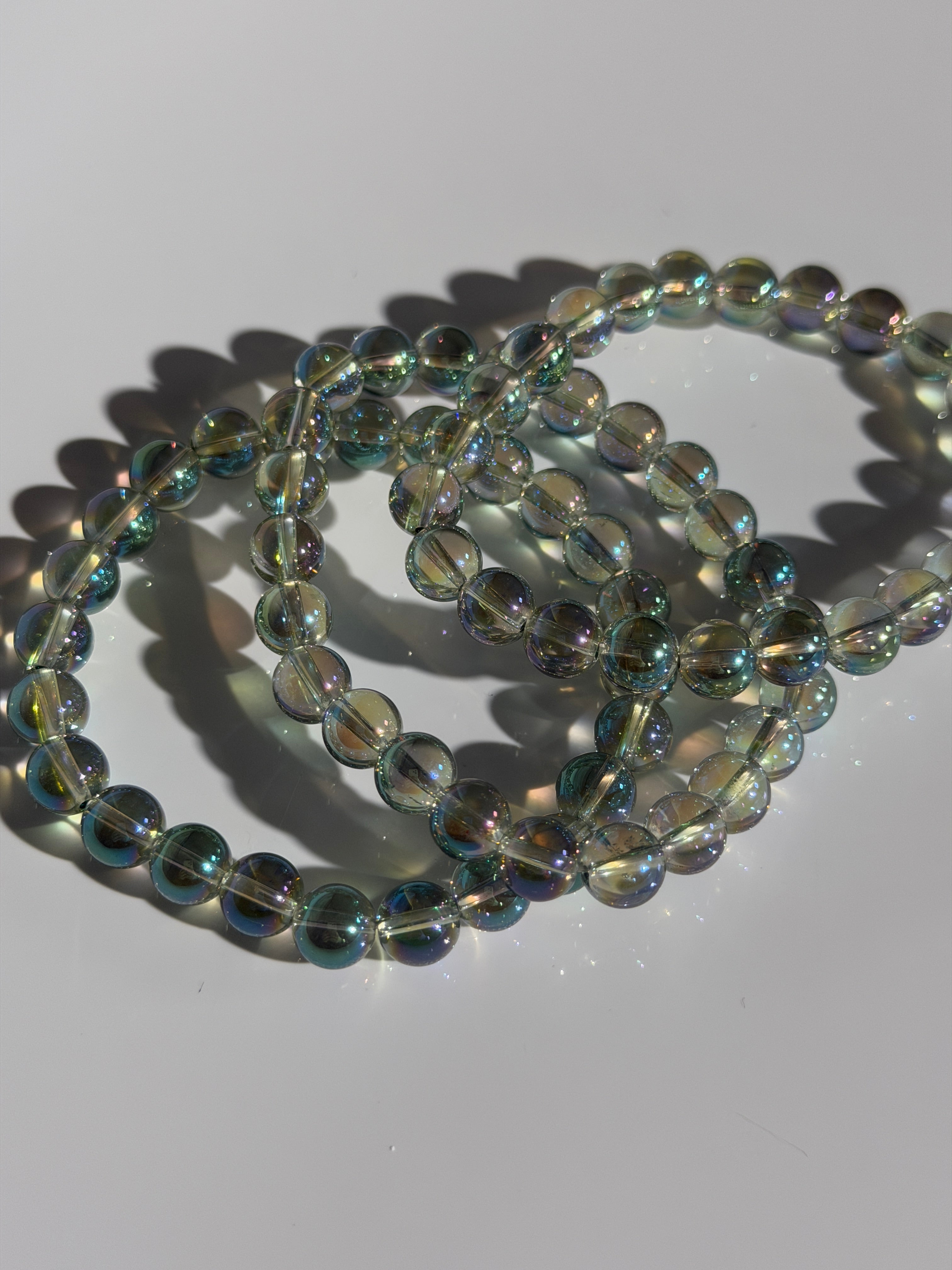 Green Aura Kugelarmband