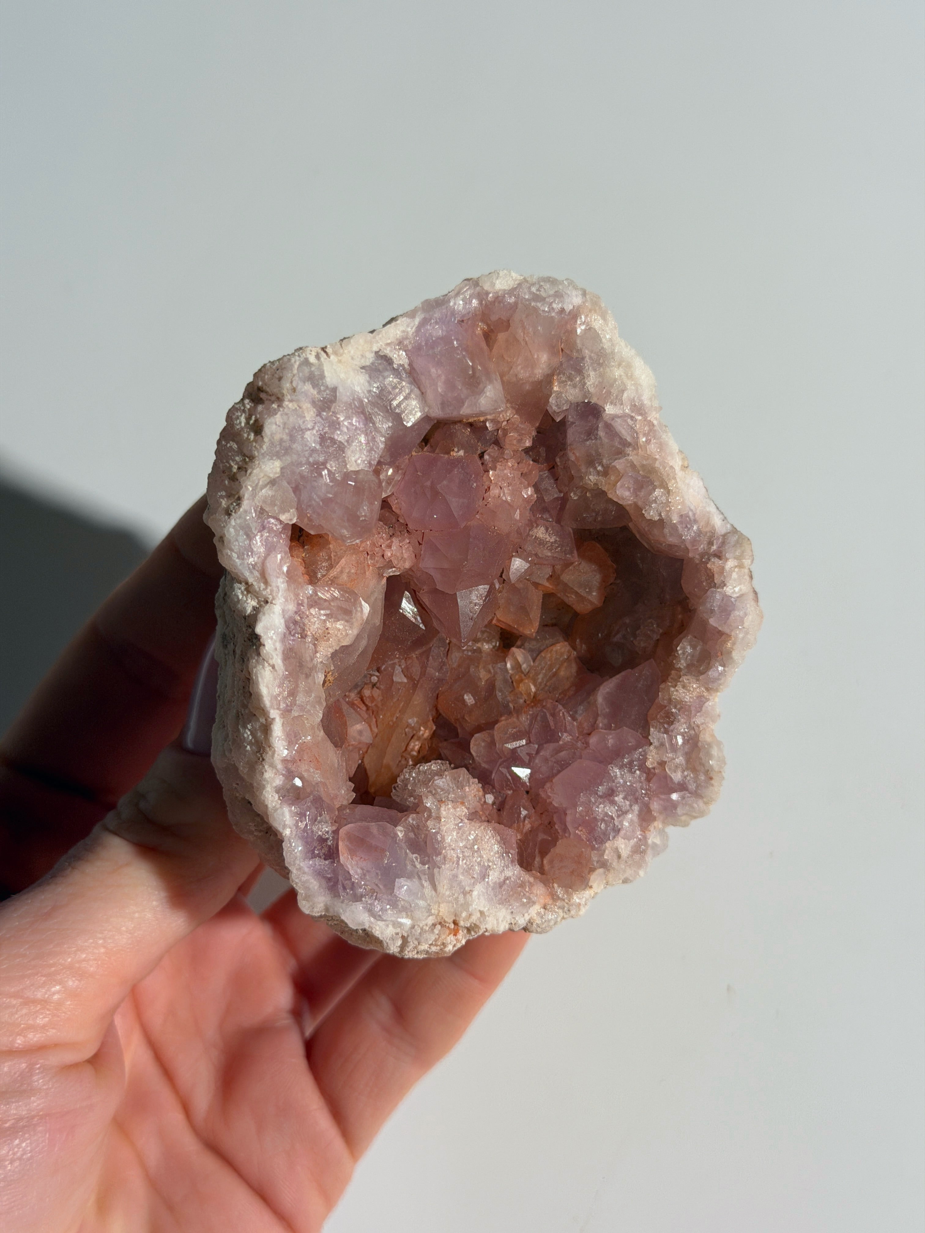 Pink Amethyst Geode
