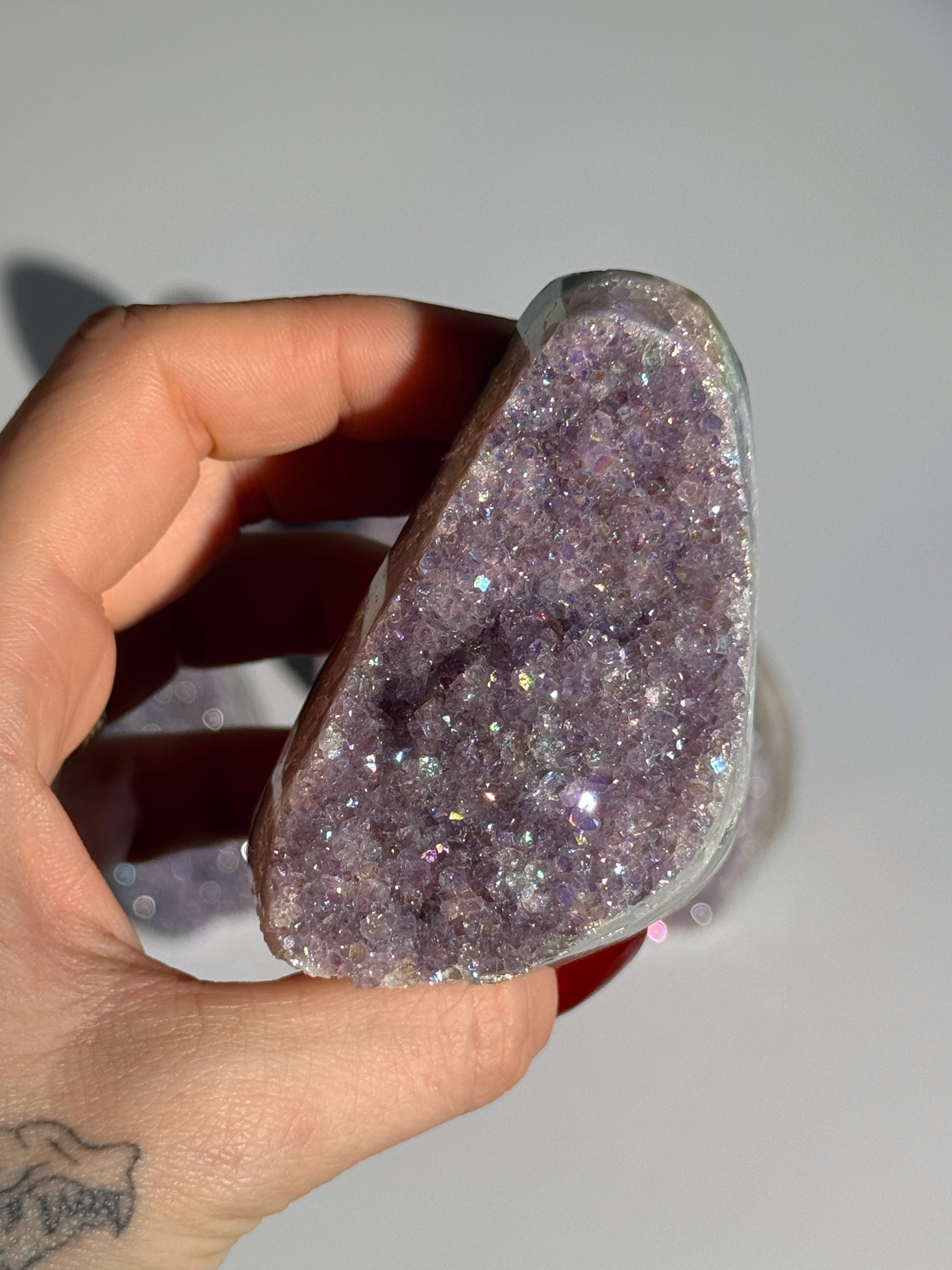 Angel Aura Amethyst Druse