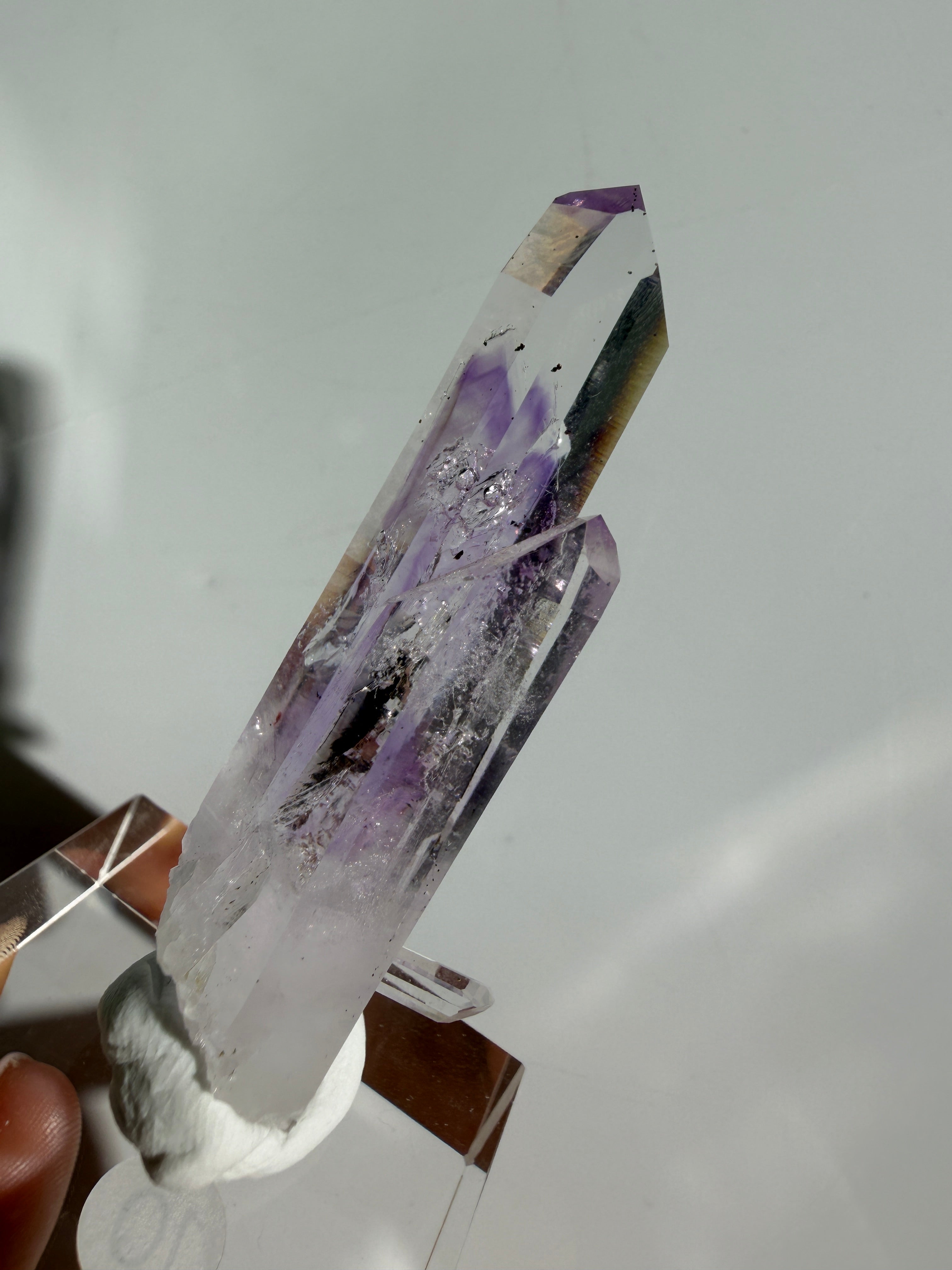Streep Mine Amethyst | Vitrinenstück Nr.10 - Zwillingskristall