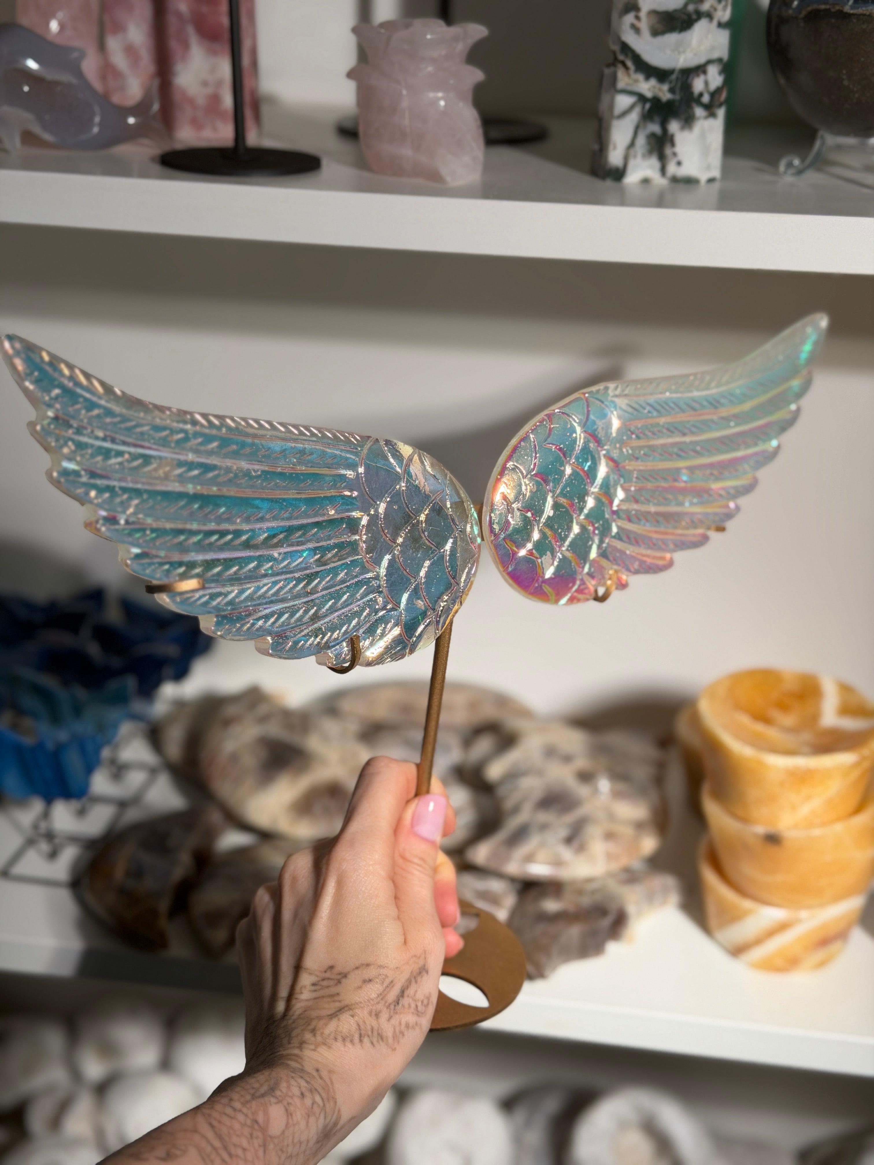 Angel Aura Bergkristall Wings | SALE