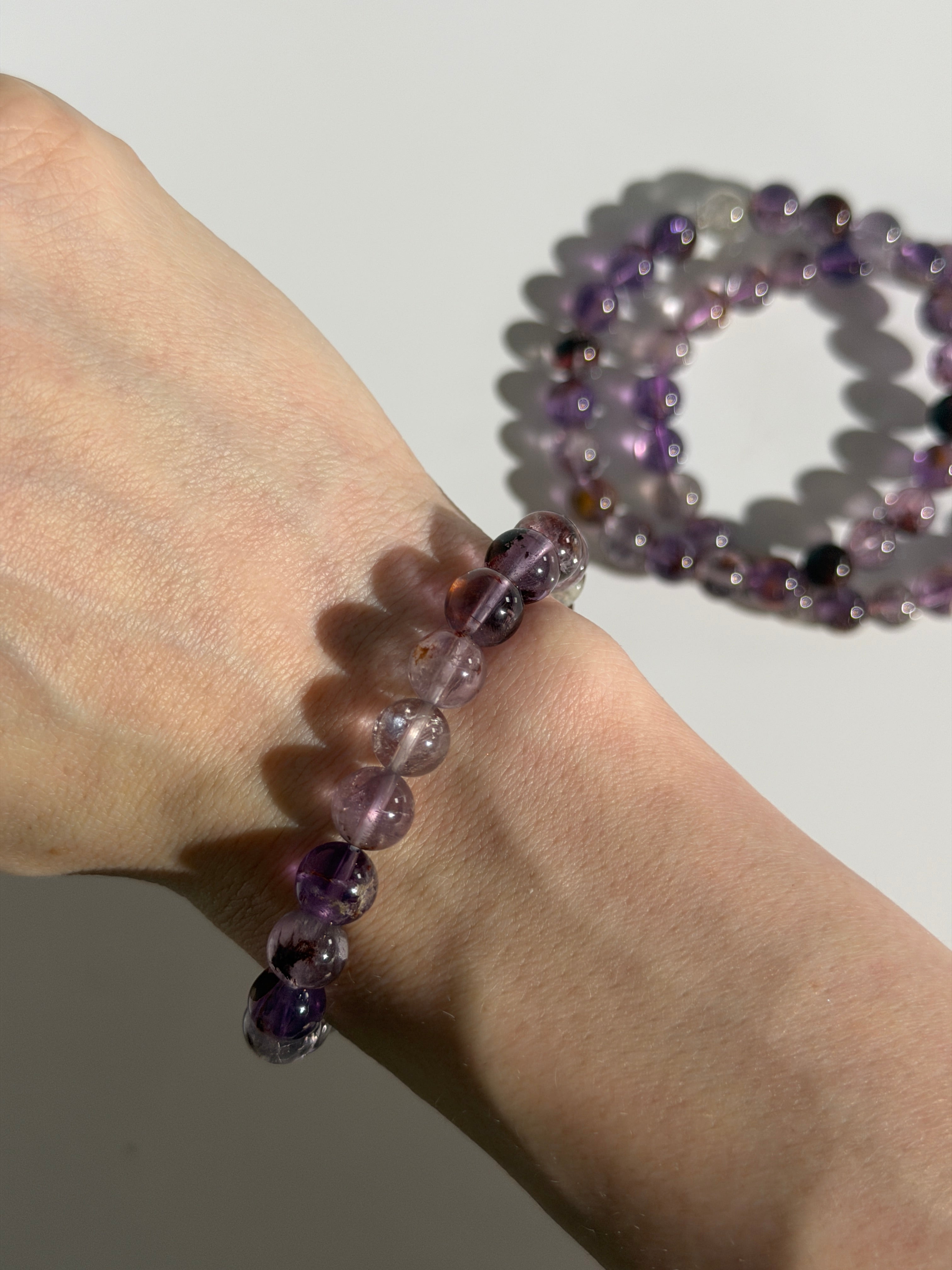 Cacoxenit (superseven) Kugelarmband