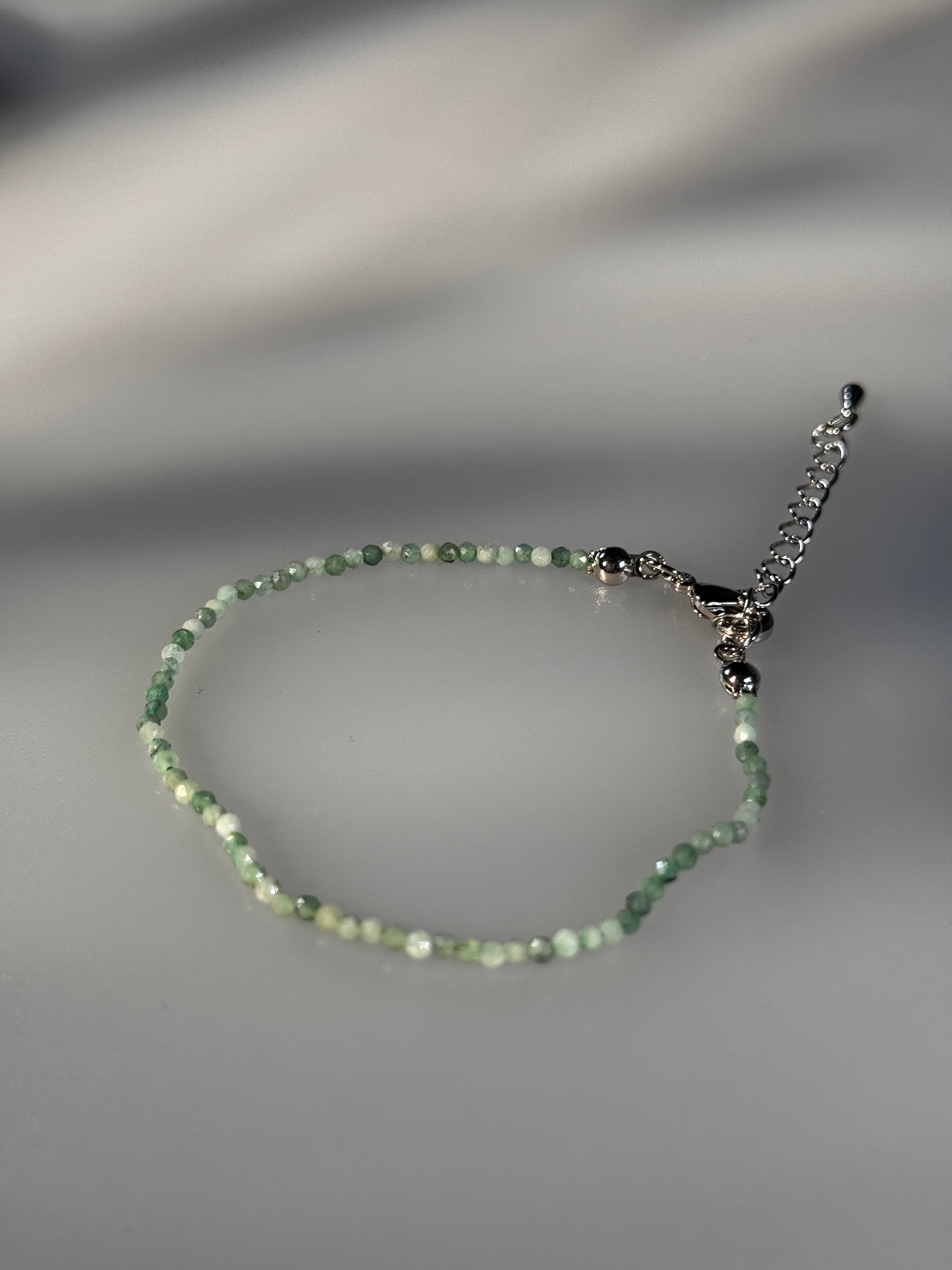 Smaragd Armband mit Verlängerung
