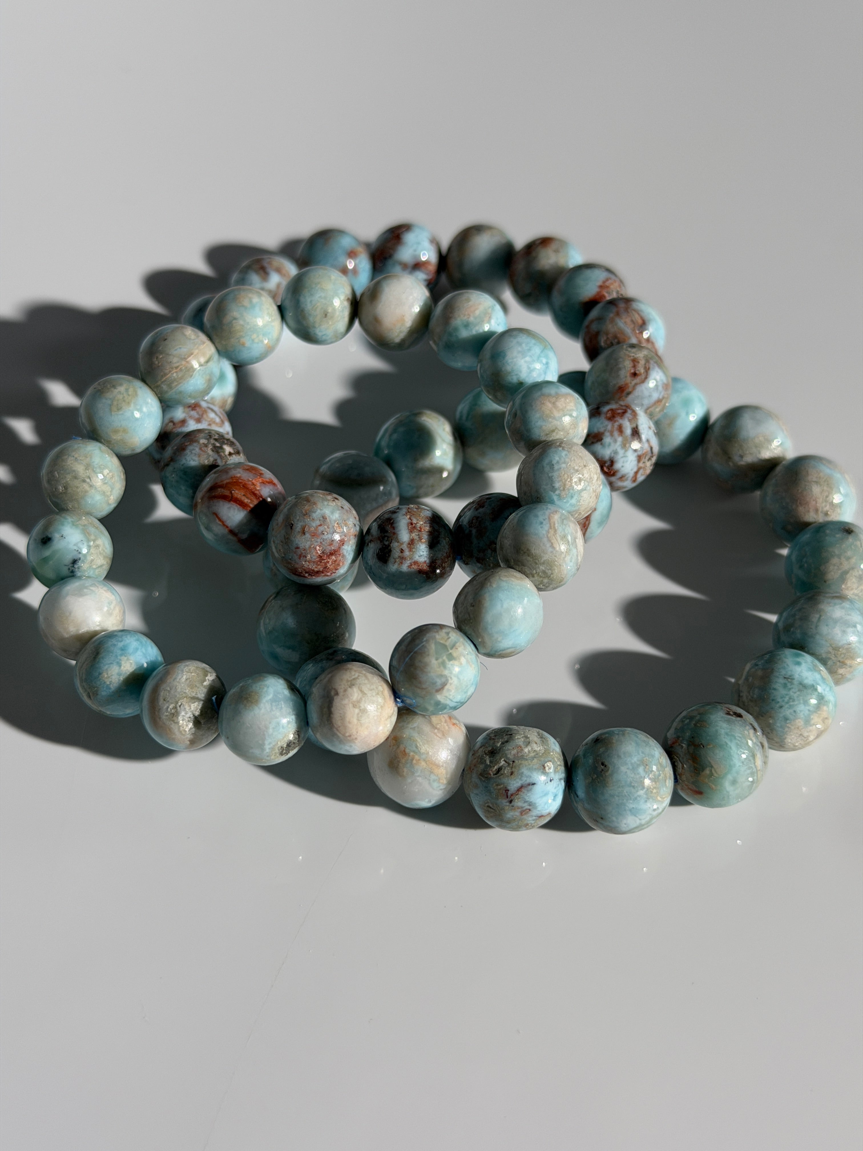 Larimar Kugelarmband