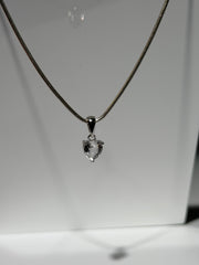 Bergkristall Anhänger - Heart | 925 Sterling Silber