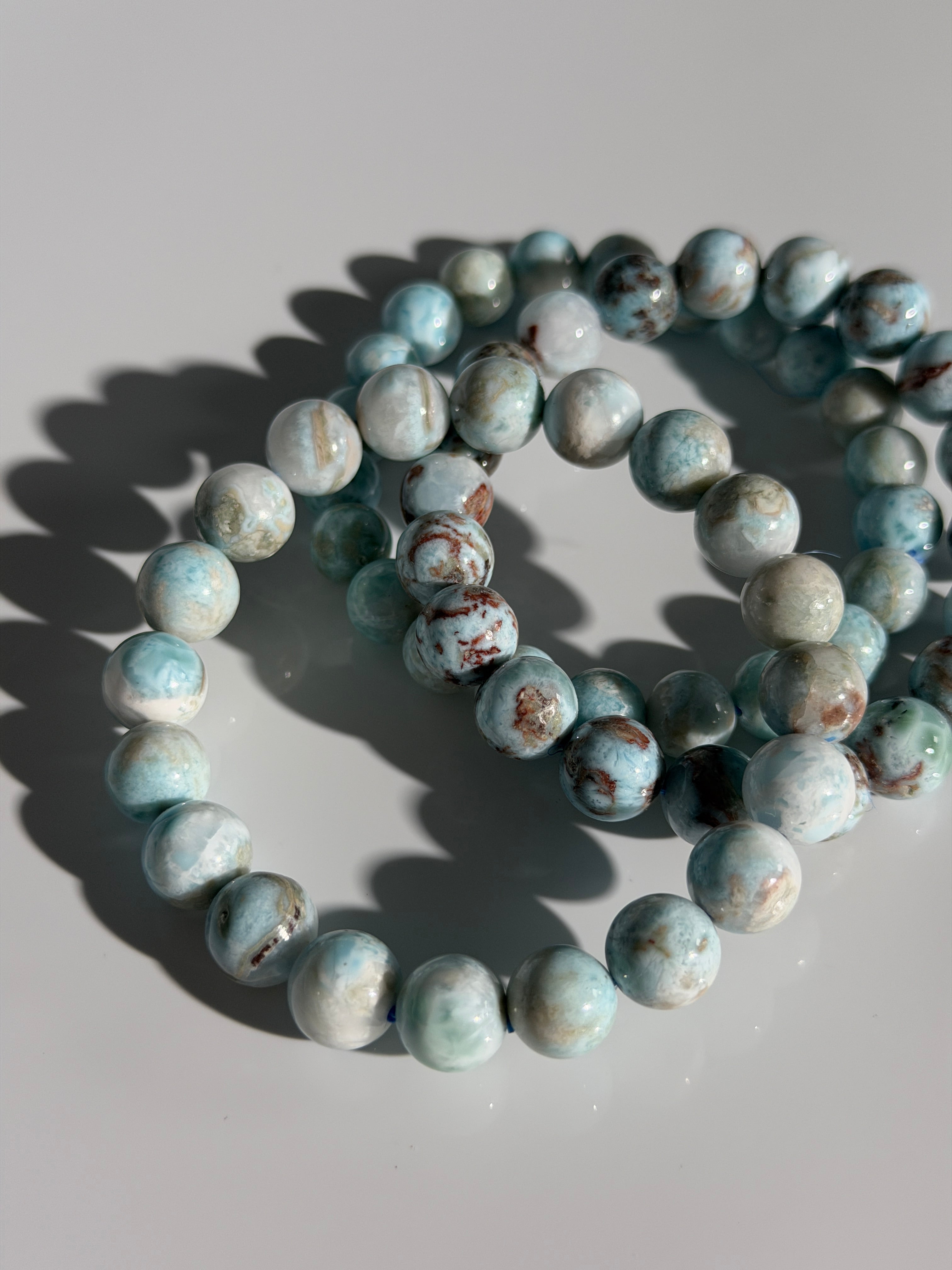Larimar Kugelarmband