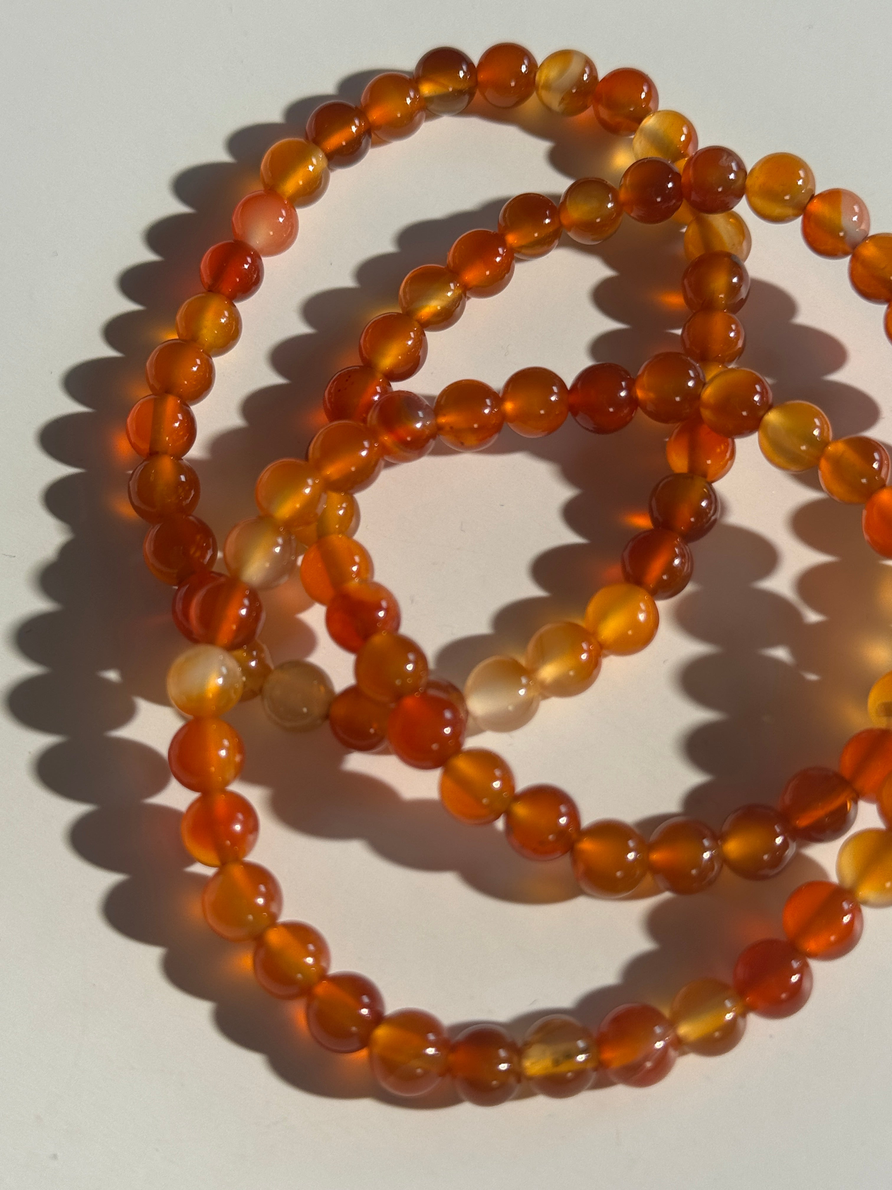 Karneol Kugelarmband Medium