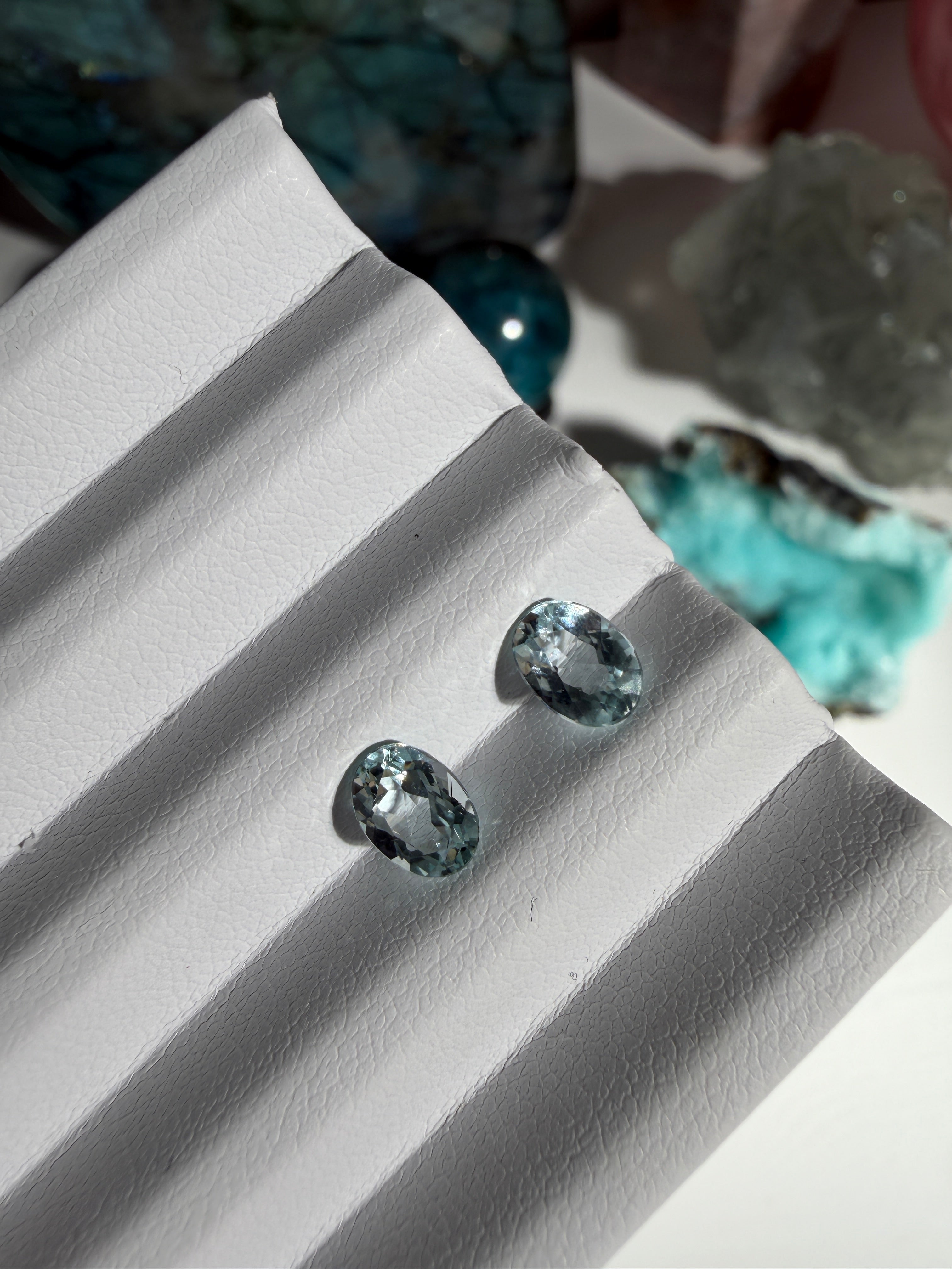 Aquamarin Paar | 1,48ct