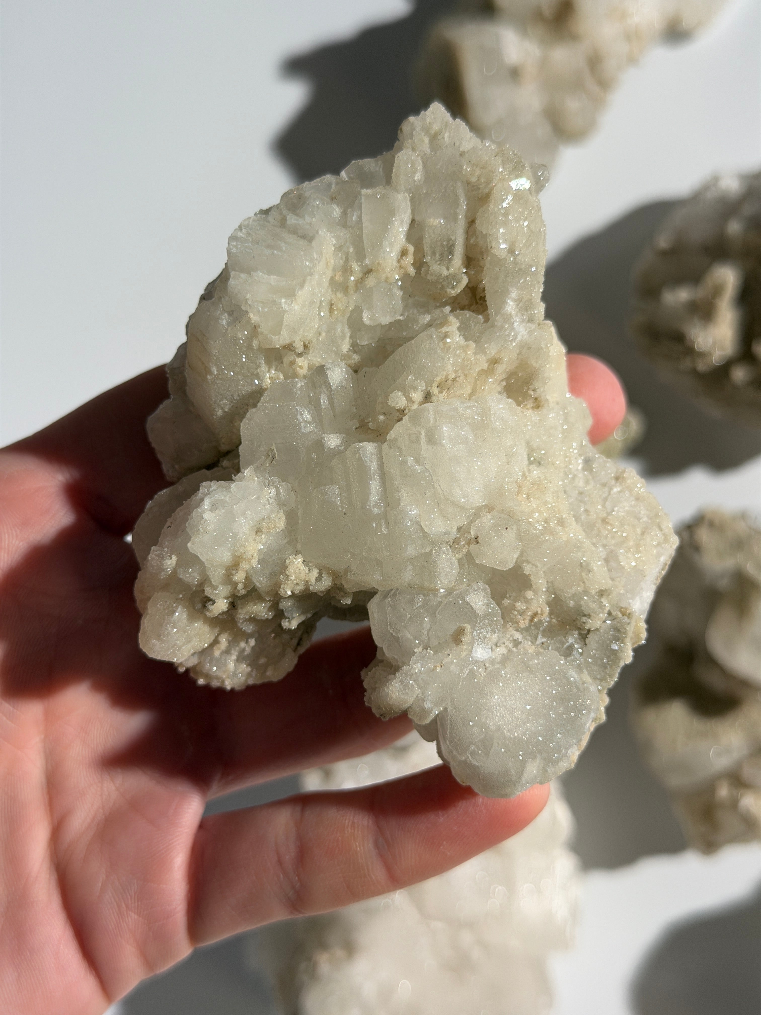 Glitzernder Sugar Calcit | High Quality
