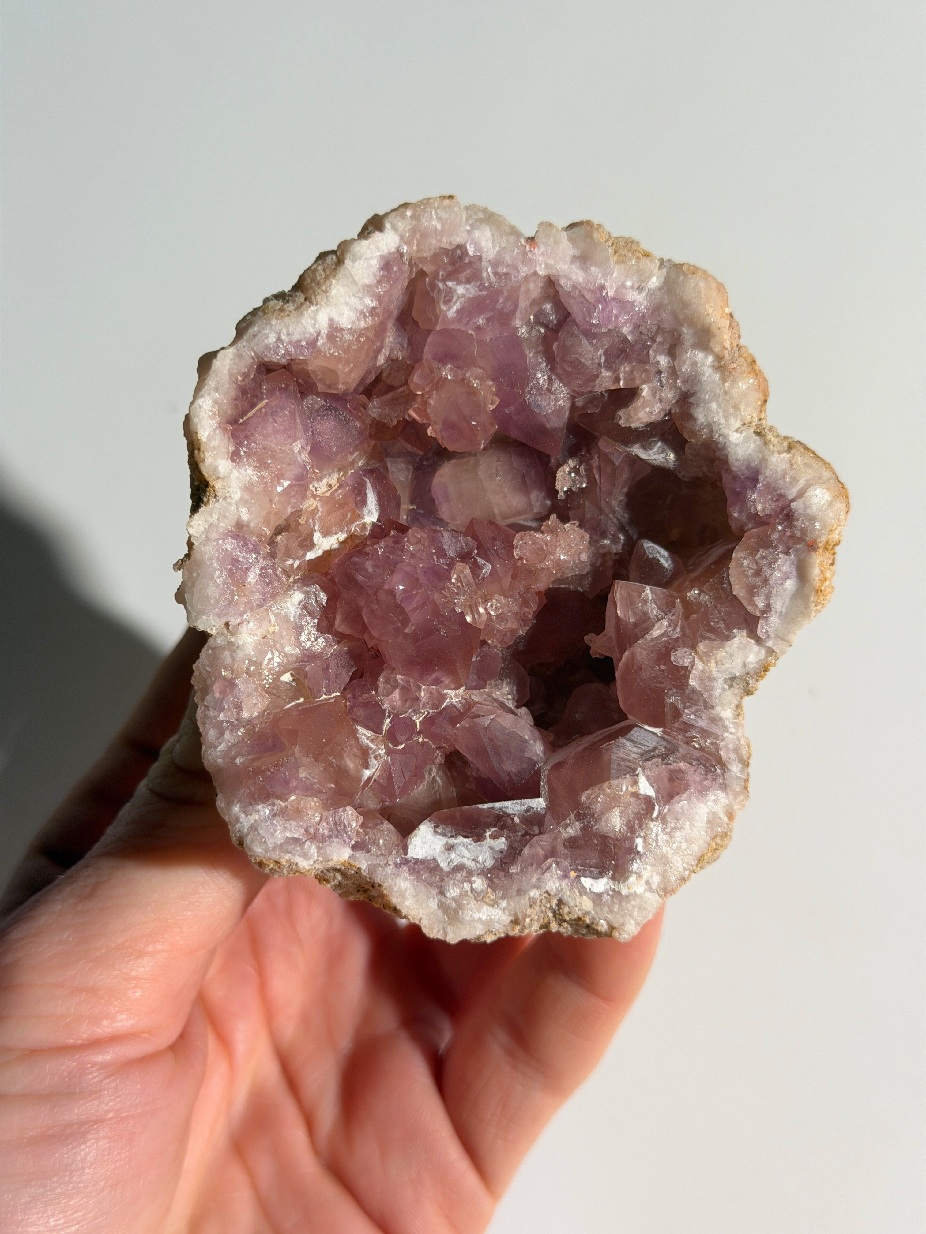 Pink Amethyst Geode