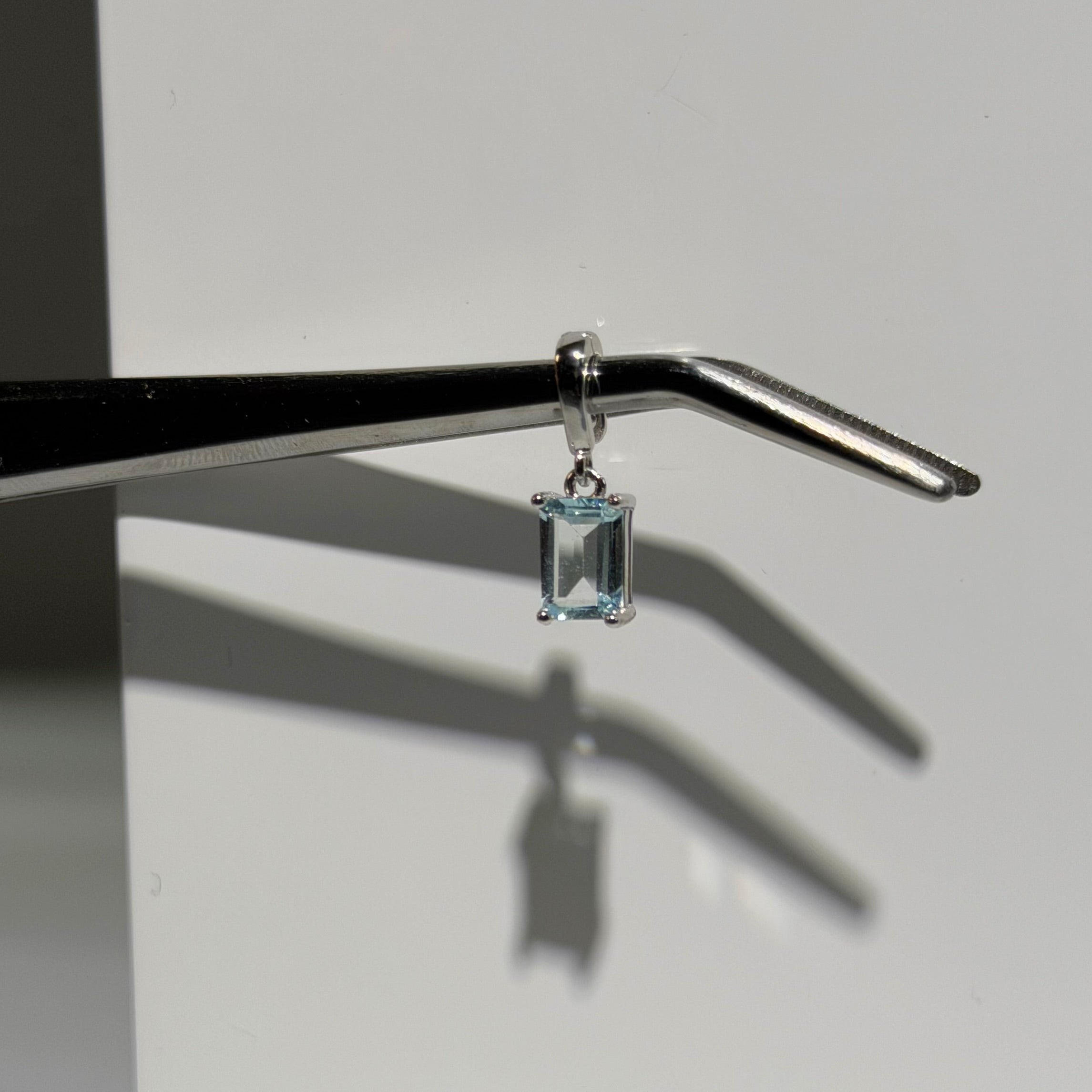 Aquamarin Anhänger | 925 Sterling Silber